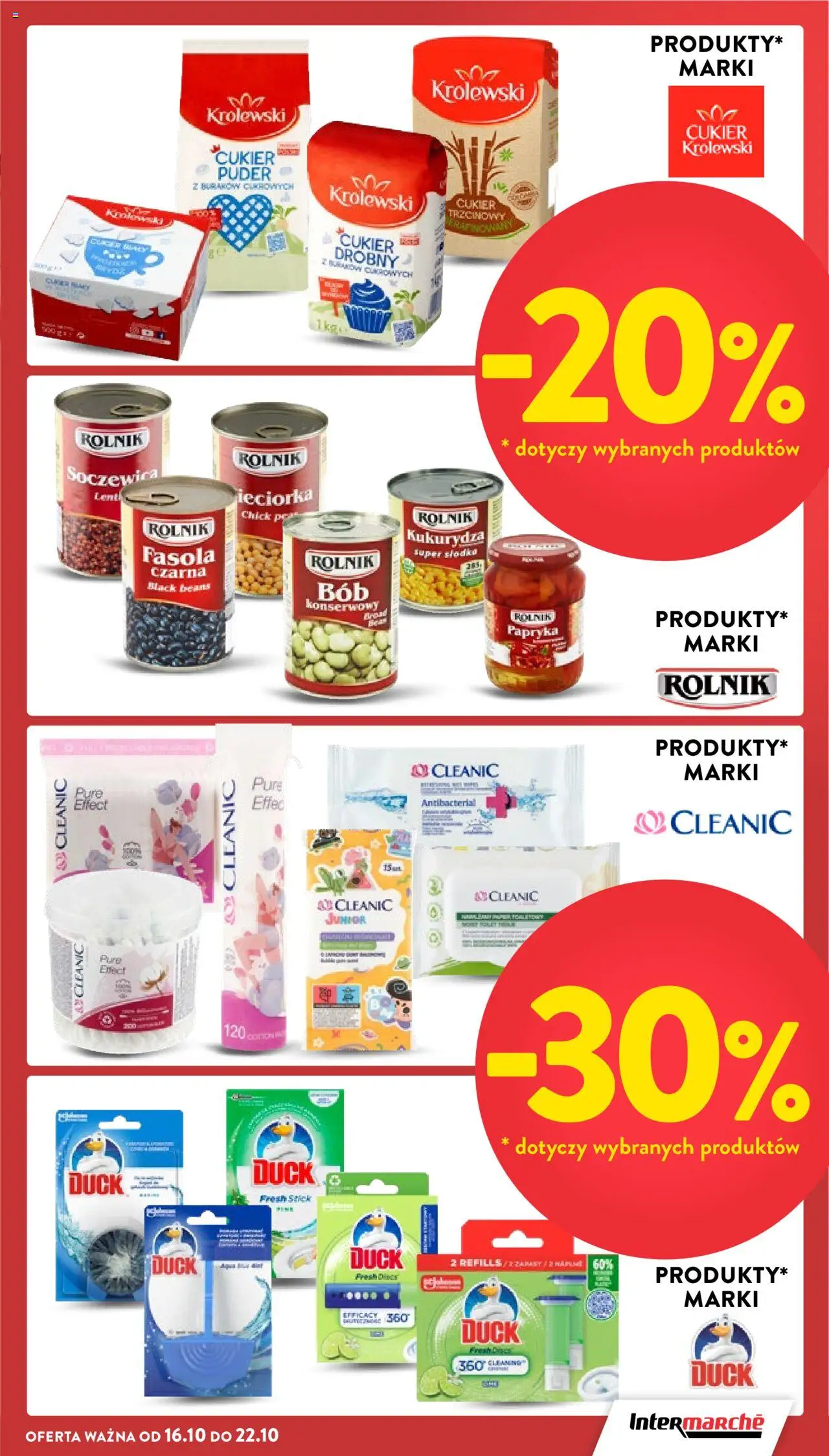 Intermarche Gazetka od 16.10.2025 | Strona: 7 | Produkty: Kukurydza, Papryka, Soczewica, Cukier
