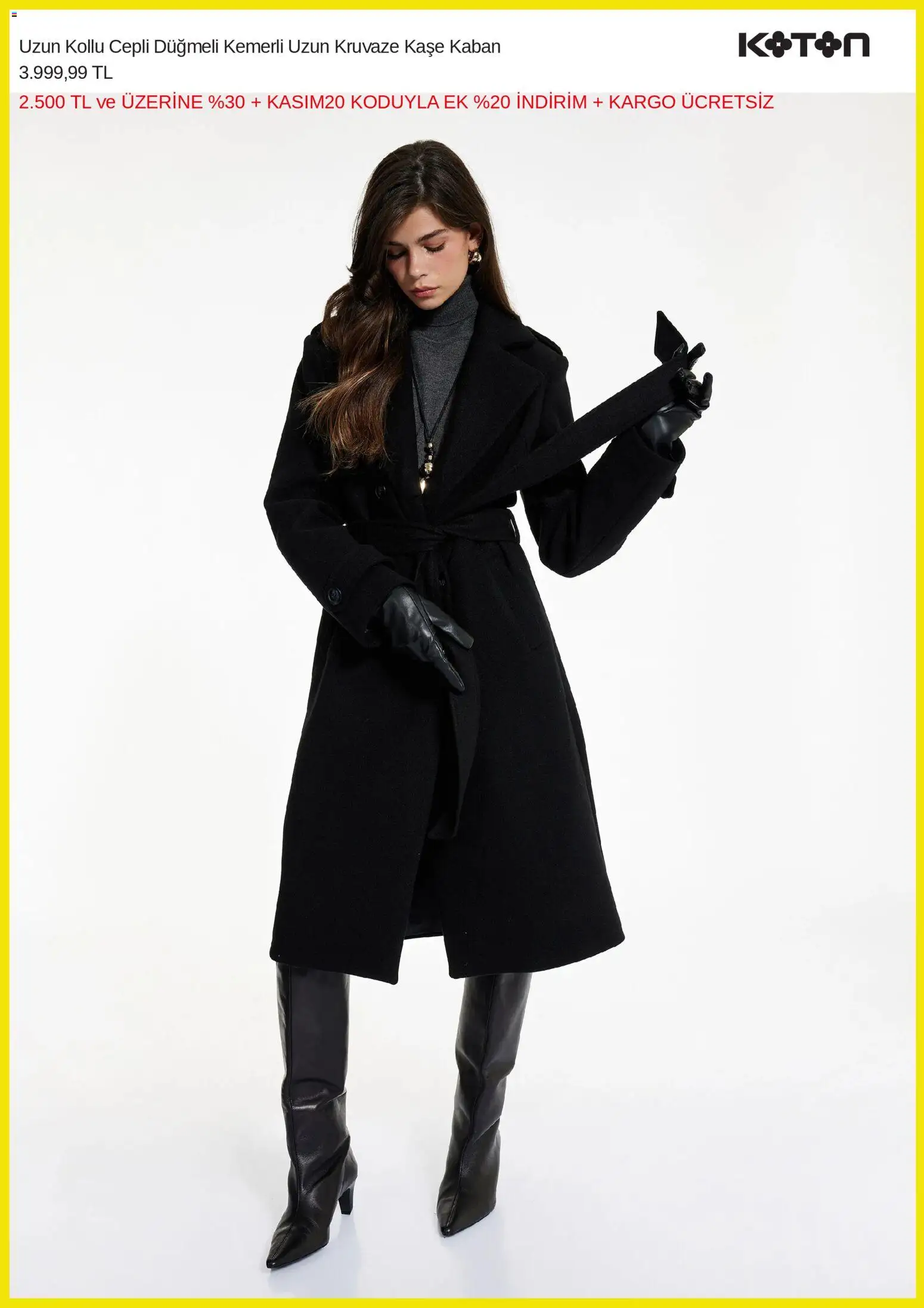 Koton Black Friday - 24.11.2025 tarihinden itibaren geçerlidir | Sayfa: 2 | Ürünler: Kaşe