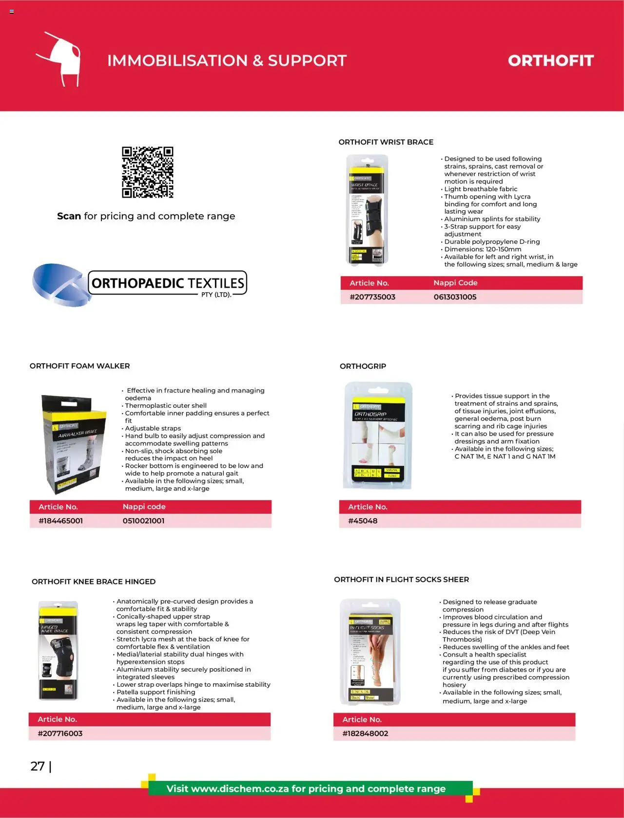 Dis-Chem - HomeCare Catalogue │ valid from 01.01.2025 | Page: 30 | Products: Socks, Light, Foam