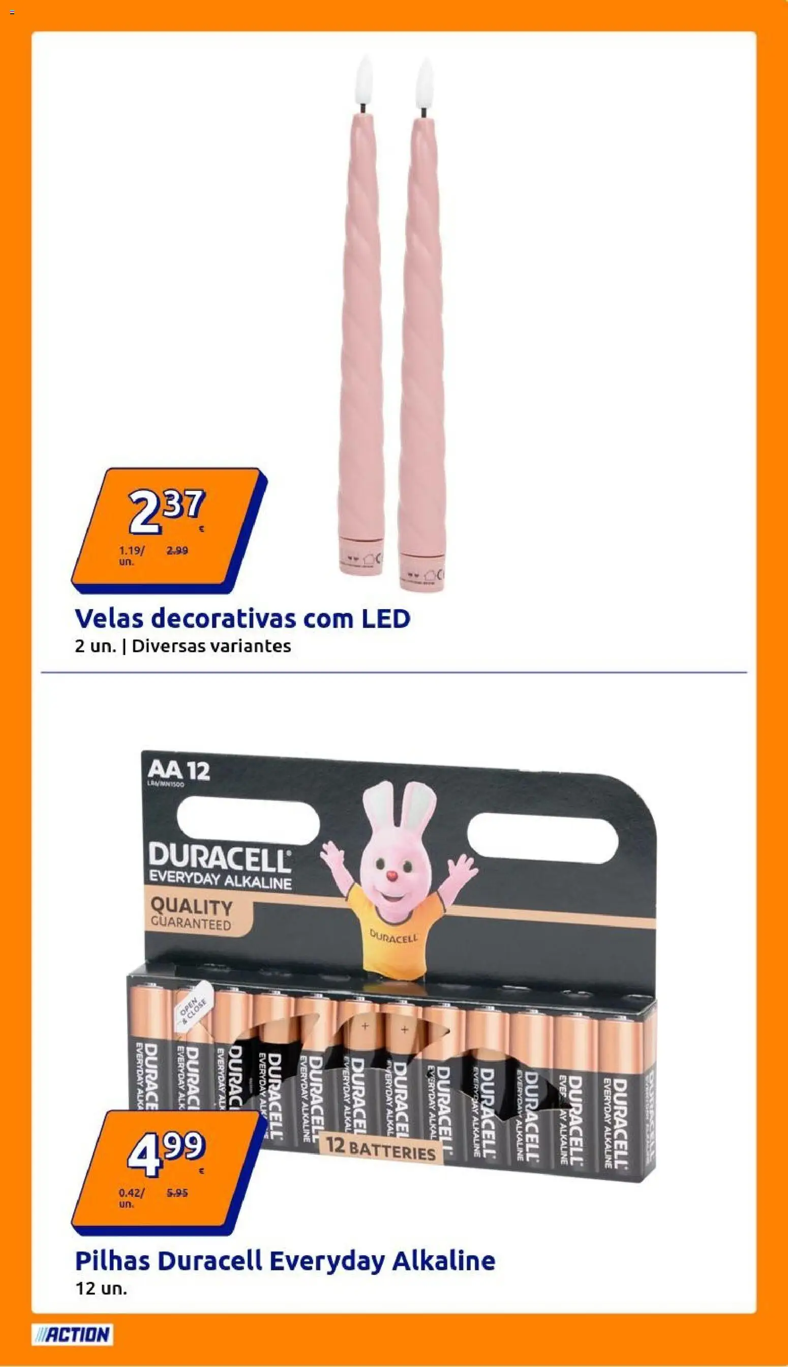 Action - Action PT week 52 2025 │ válido de 24.12.2025 | Página: 5 | Produtos: Pilhas, Velas
