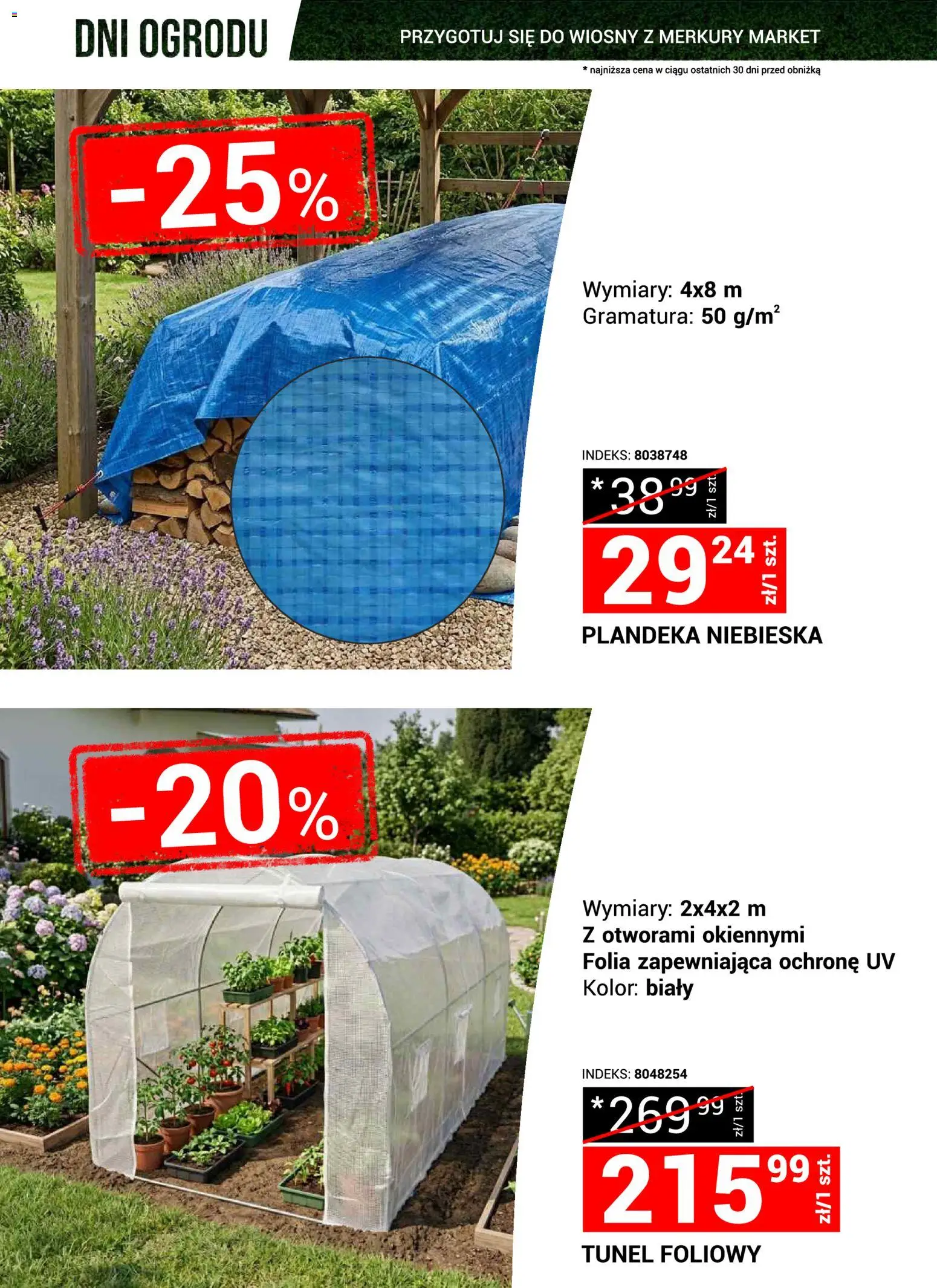 Merkury Market gazetka - Przygotuj się do wiosny od 21.03.2026 | Strona: 7 | Produkty: Tunel foliowy