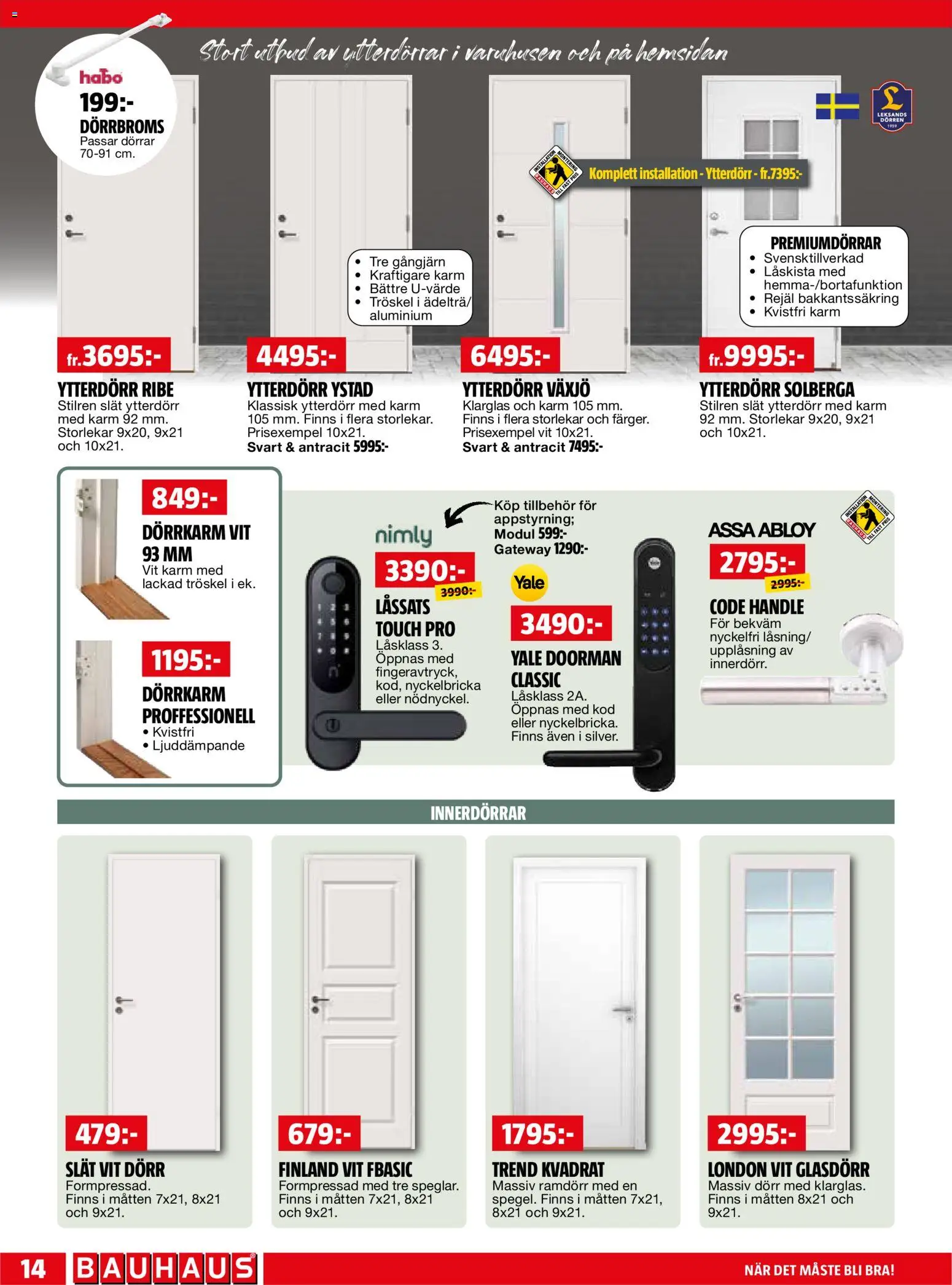 Bauhaus reklamblad aktuell från 01.03.2026 | Sida: 14