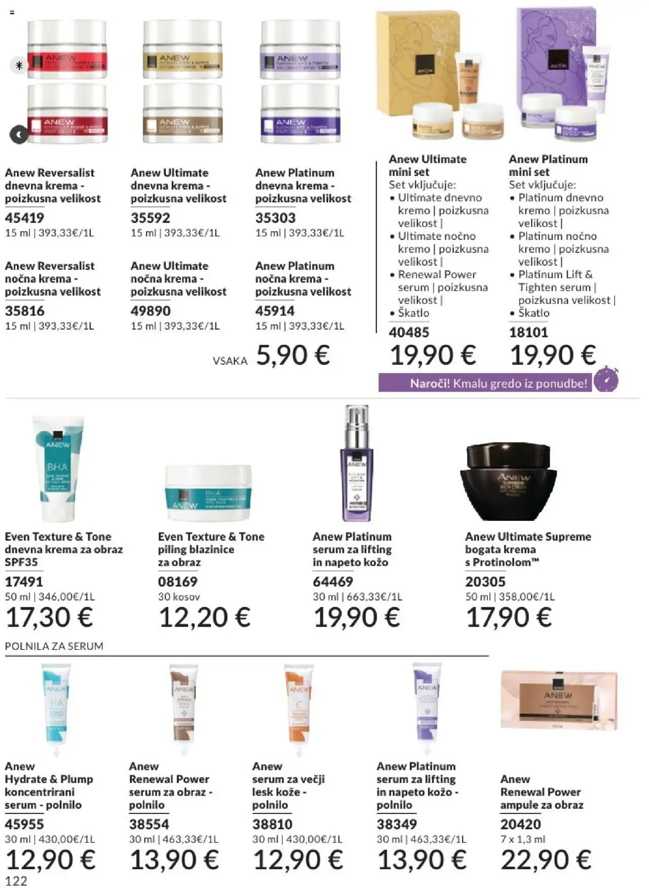 Avon katalog │ velja od 31.07.2025 | Stran: 122 | Izdelki: Krema, Piling, Krema za obraz