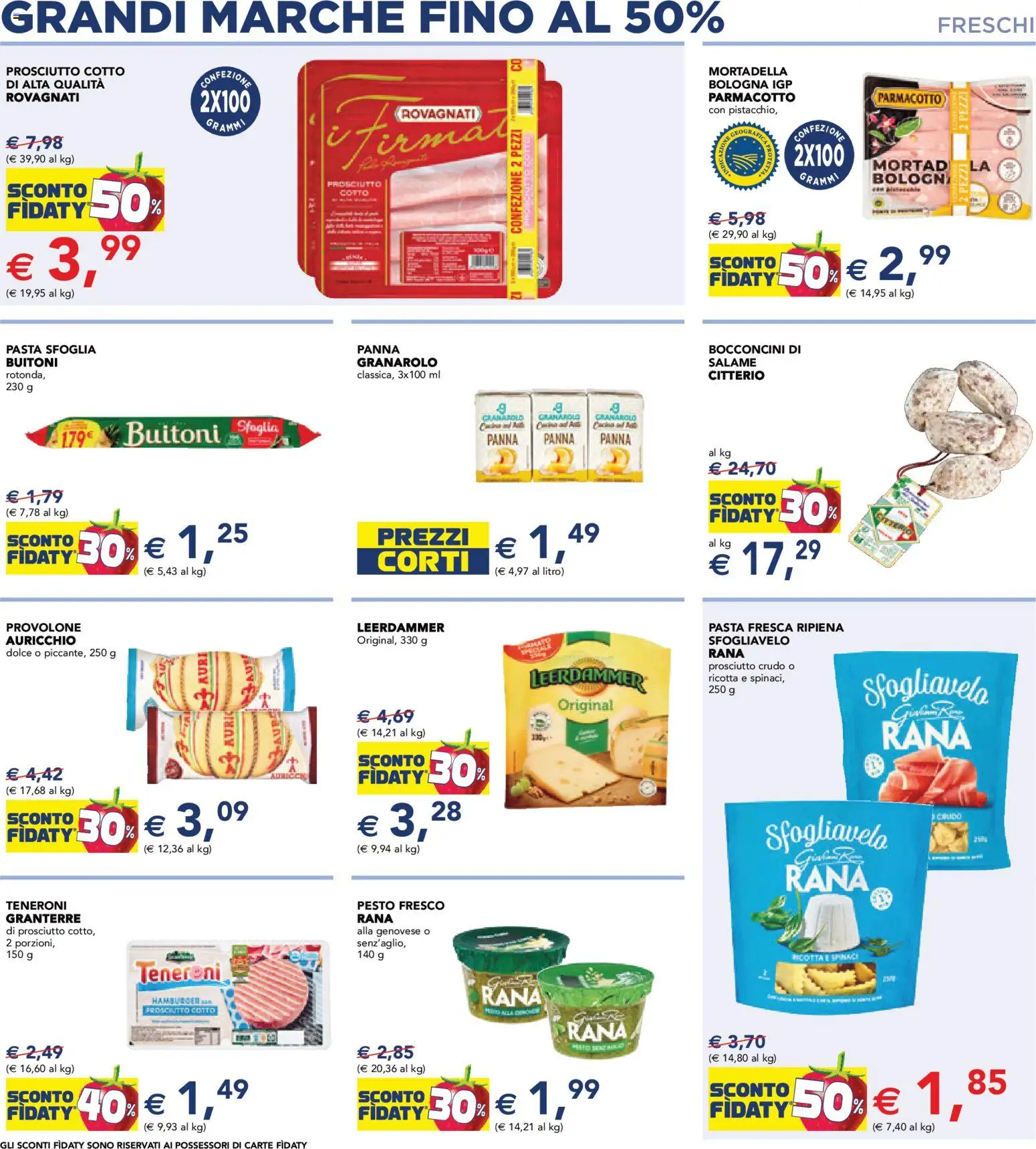 Volantino Esselunga S del 08.04.2026 | Pagina: 4 | Prodotti: Prosciutto Cotto, Pasta sfoglia, Pasta, Ricotta