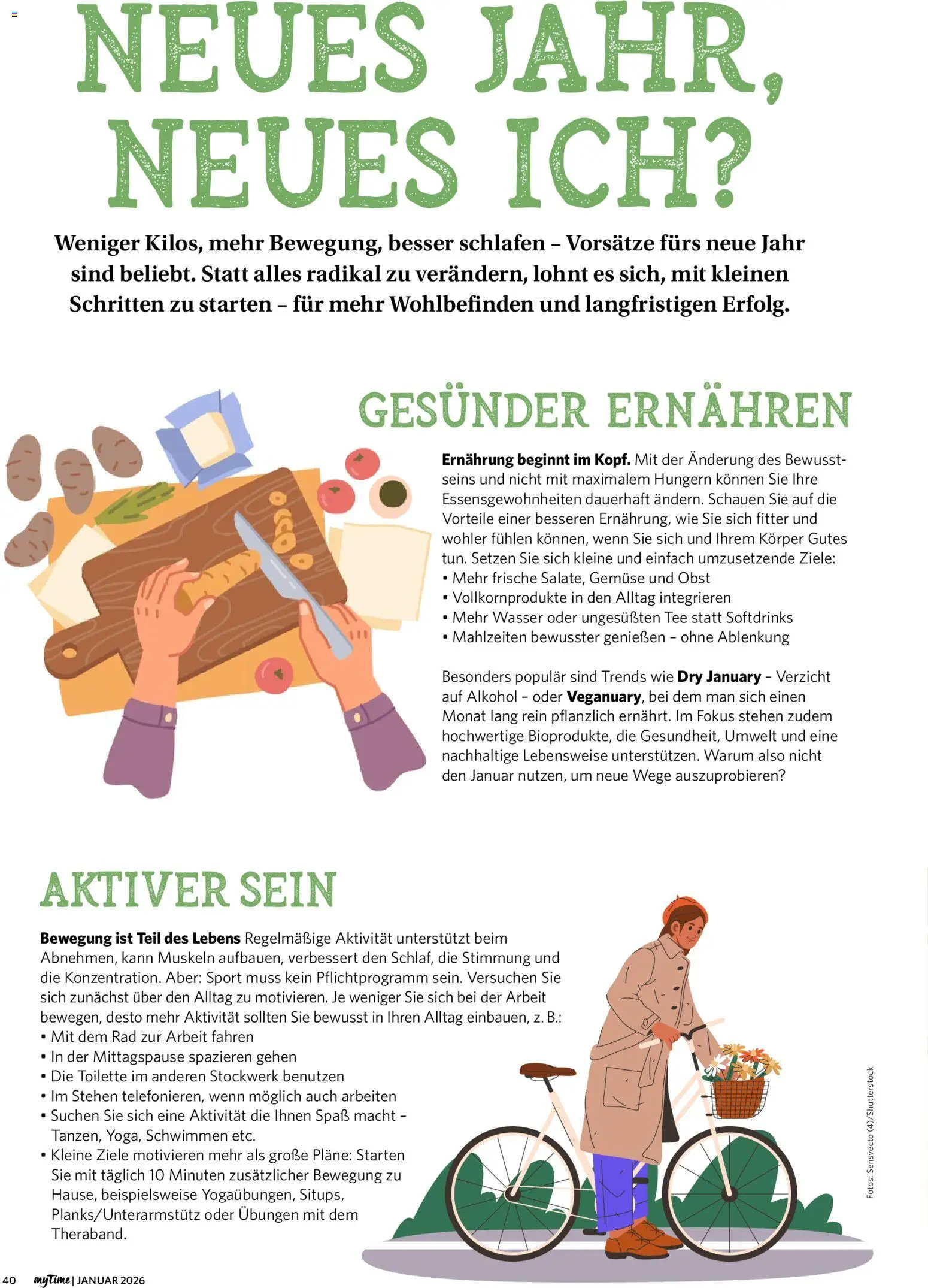 Famila Nordwest  myTime Januar 2026 – gültig ab 01.01.2026 | Seite: 40 | Produkte: Toilette, Wasser, Gemüse, Obst