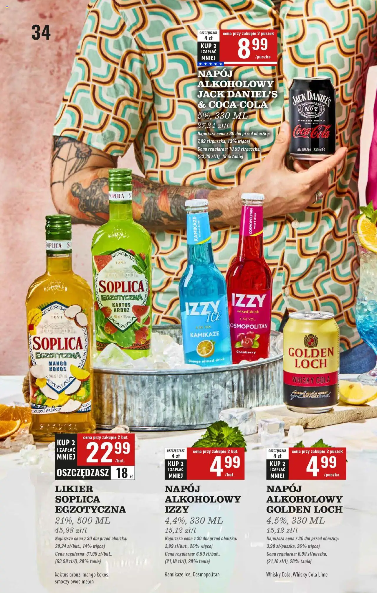 Biedronka gazetka - Czas na toast od 28.07.2025 | Strona: 36 | Produkty: Mango, Arbuz, Smoczy owoc, Whisky