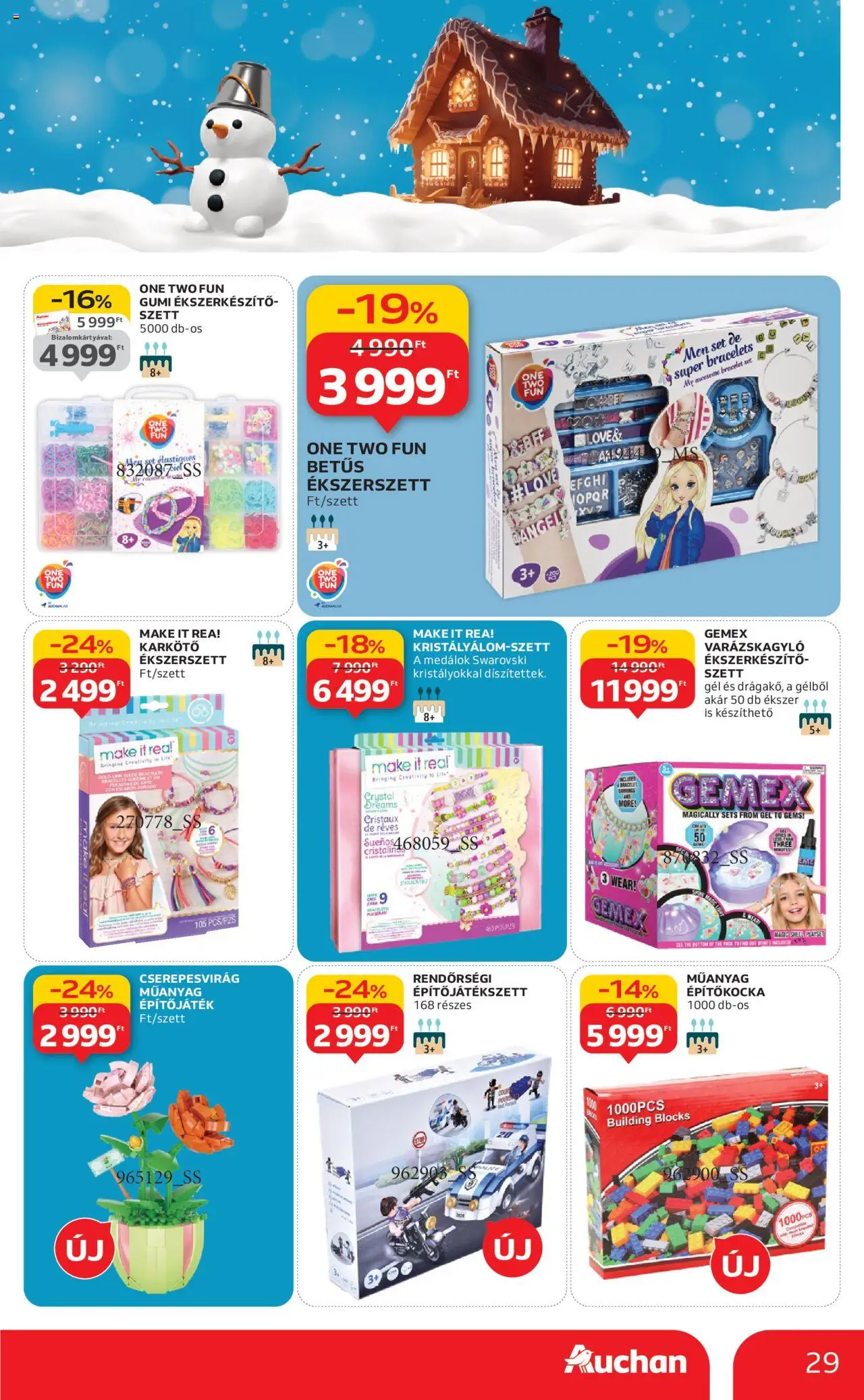 Auchan akciós ujság - amely érvényes a következő dátumtól: 24.10.2025 | Oldal: 29 | Termékek: Karkötő