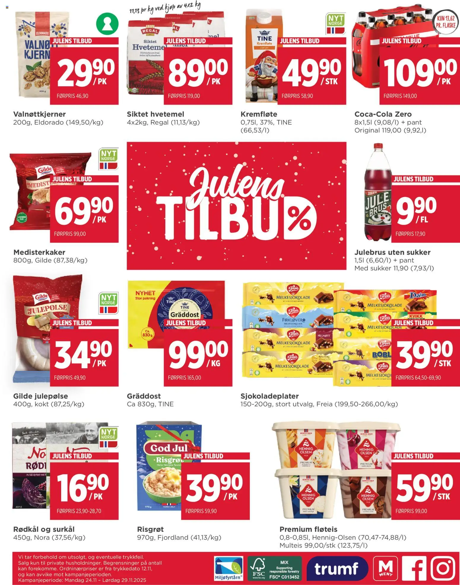 {H1} | Side: 8 | Produkter: Sukker, Суміш дитяча, Surkål, Тональний флюїд