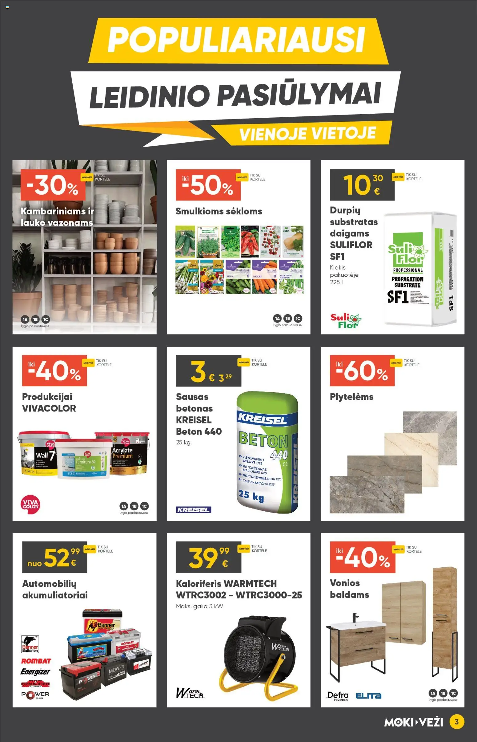 MOKI VEŽI akcijos nuo 05.02.2026 | Puslapis: 3