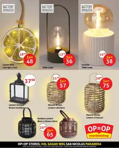 OP is OP - Folder - Voorbeeld van een folder van OP is OP, geldig van 23.10.2025 | Pagina: 3 | Producten: Lamp