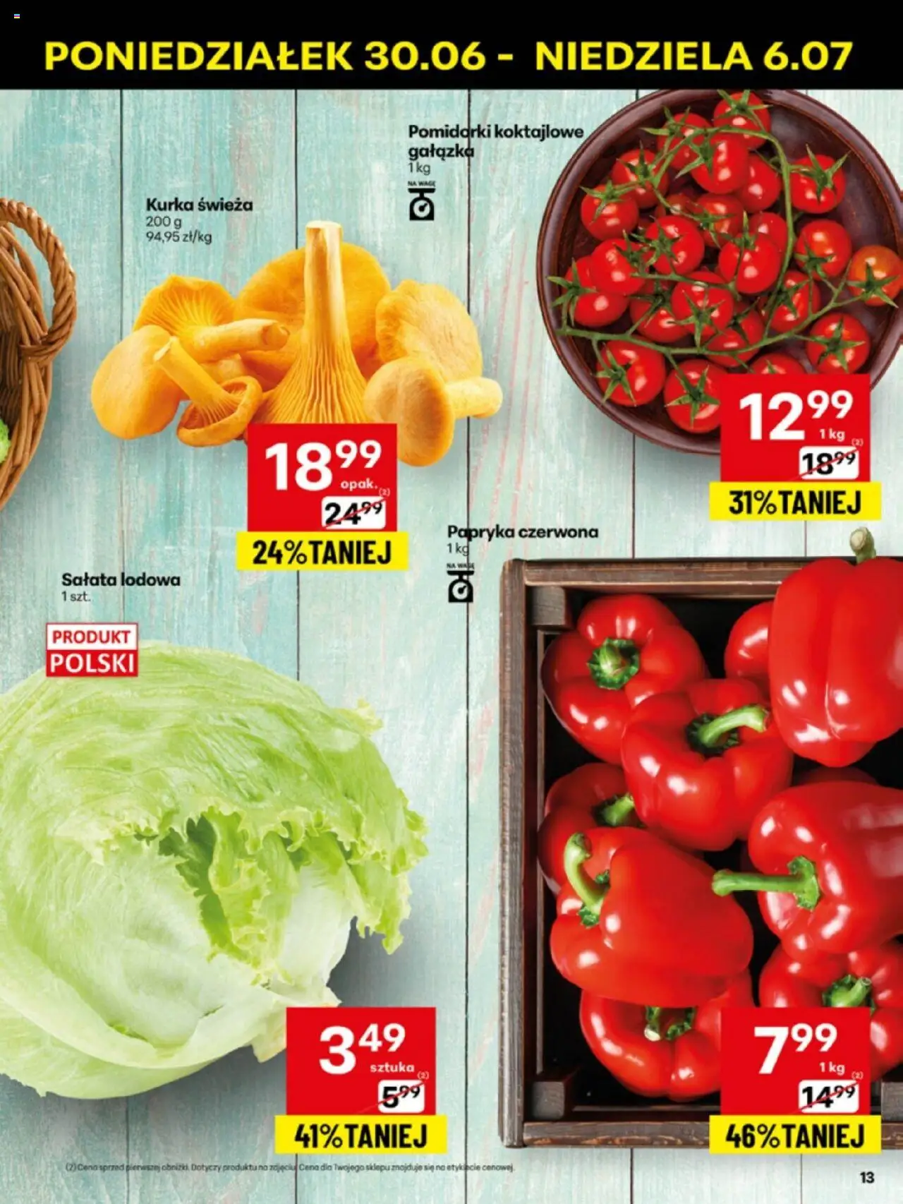 Delikatesy Centrum Gazetka - Sklepy Własne od 30.06.2025 | Strona: 13 | Produkty: Bell, Papryka, Papryka czerwona