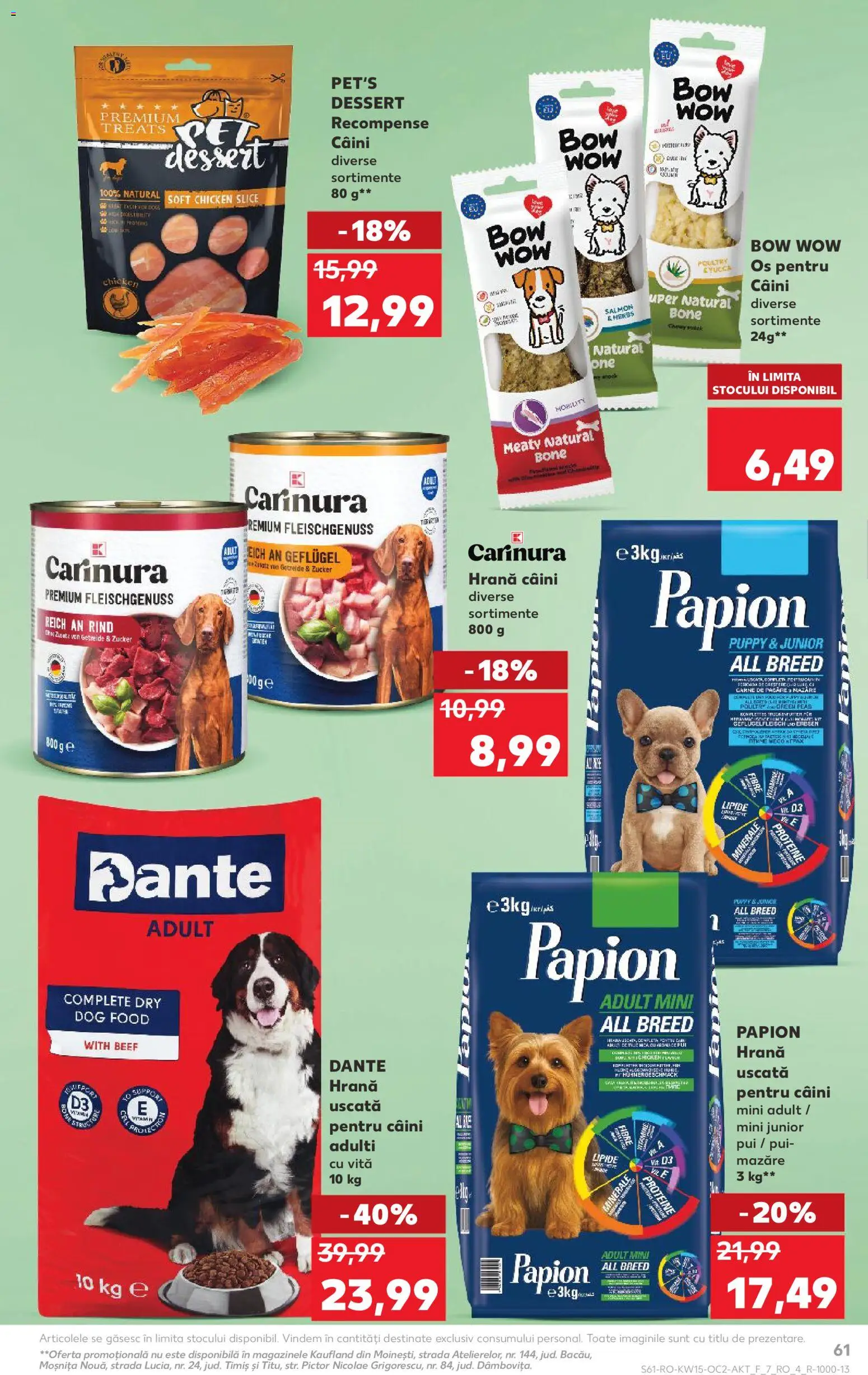 Noul catalog Kaufland – valabil de la 08.04.2026 | Pagină: 61 | Produse: Mazăre, Masaüstü kılıfı, Hacıyatmaz Kedi Oyuncağı