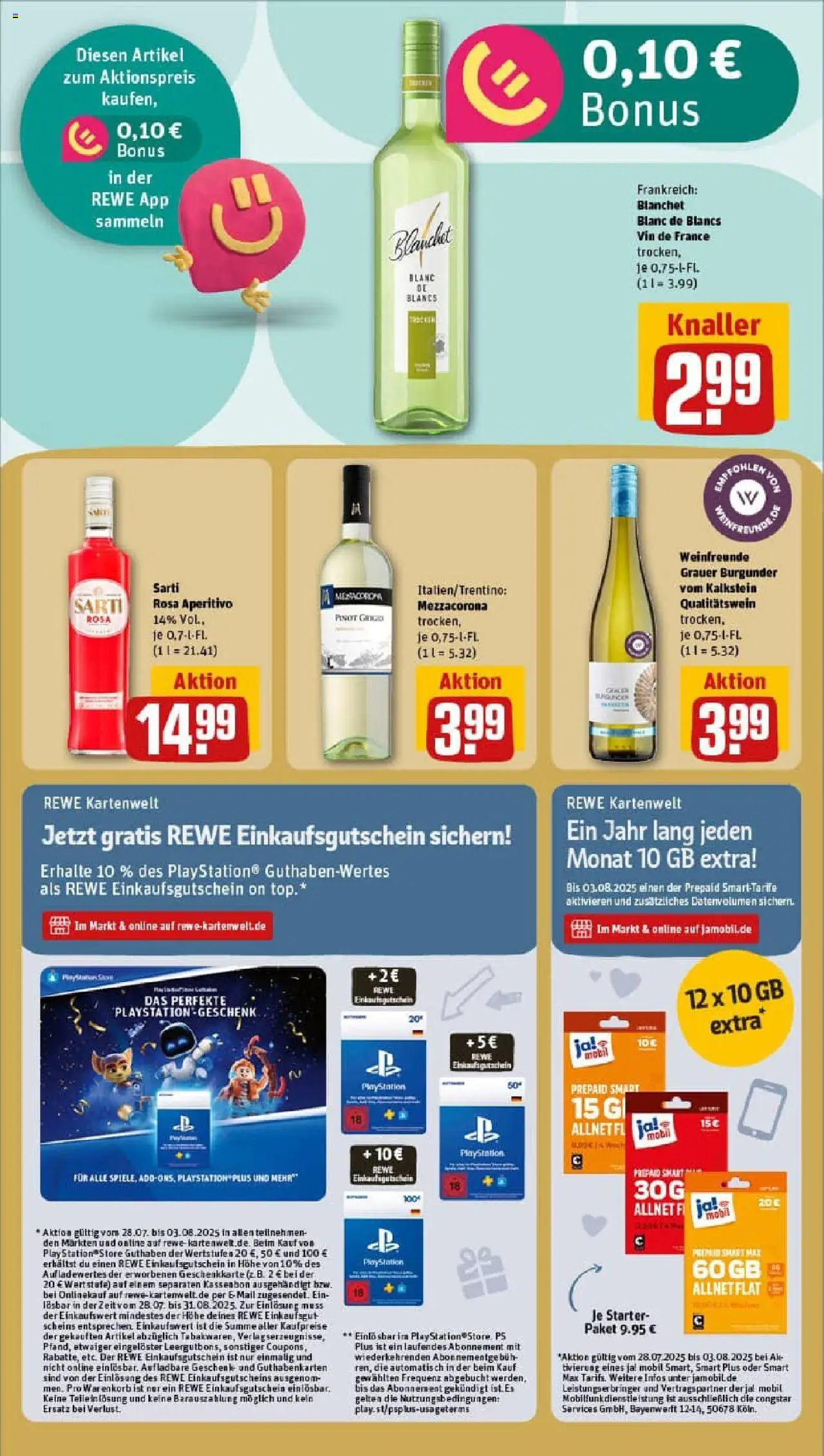 Rewe prospekt St. Georgen Im Schwarzwald	 - gültig ab dem 27.07.2025 | Seite: 21 | Produkte: Top, Playstation
