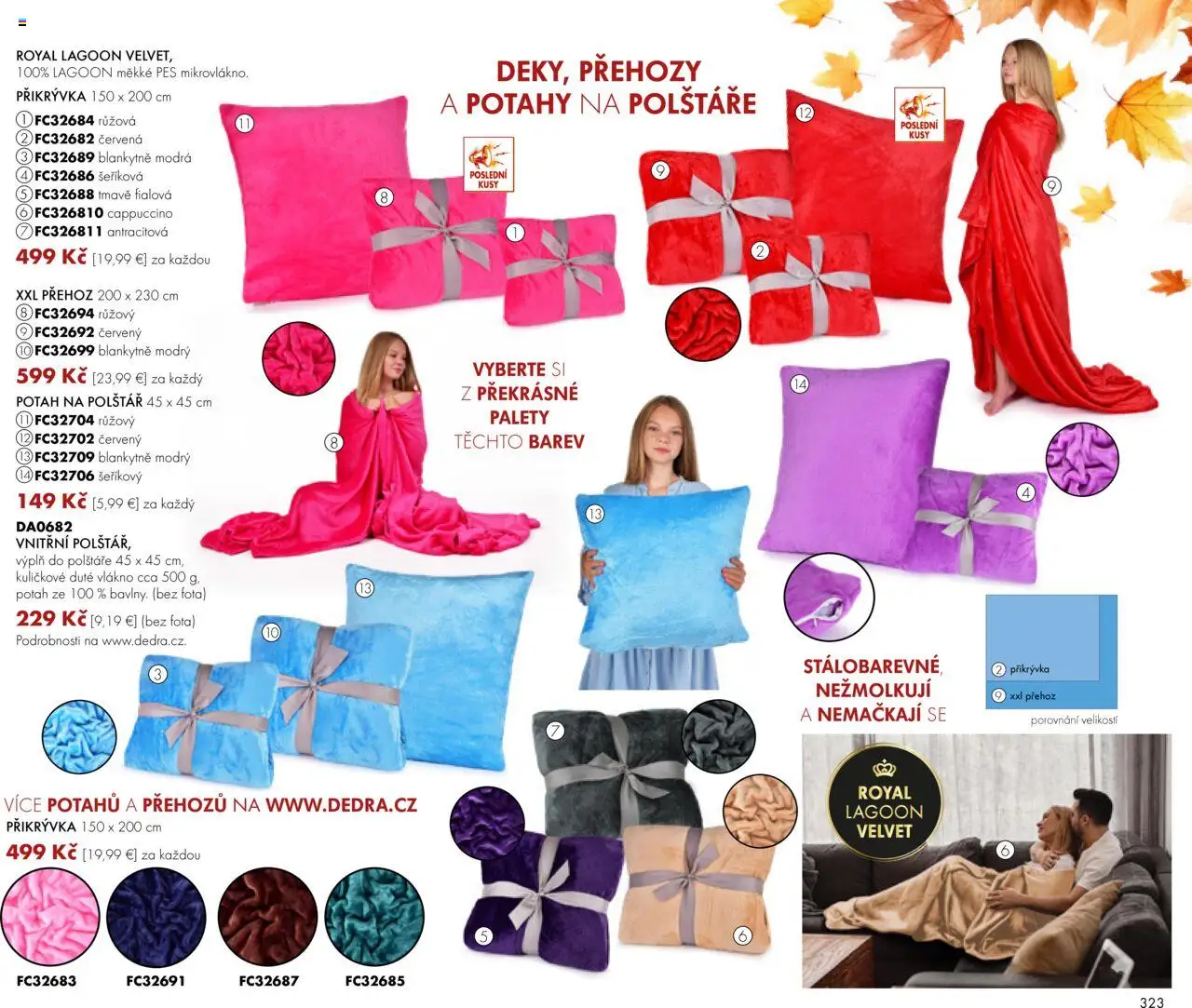 Dedra Katalog september 2025 │ platný od 01.09.2025 | Strana: 14 | Produkty: Prikrývka, Poťahy