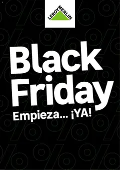 Vista previa Leroy Merlin Black Friday válido desde el 21.10.2025