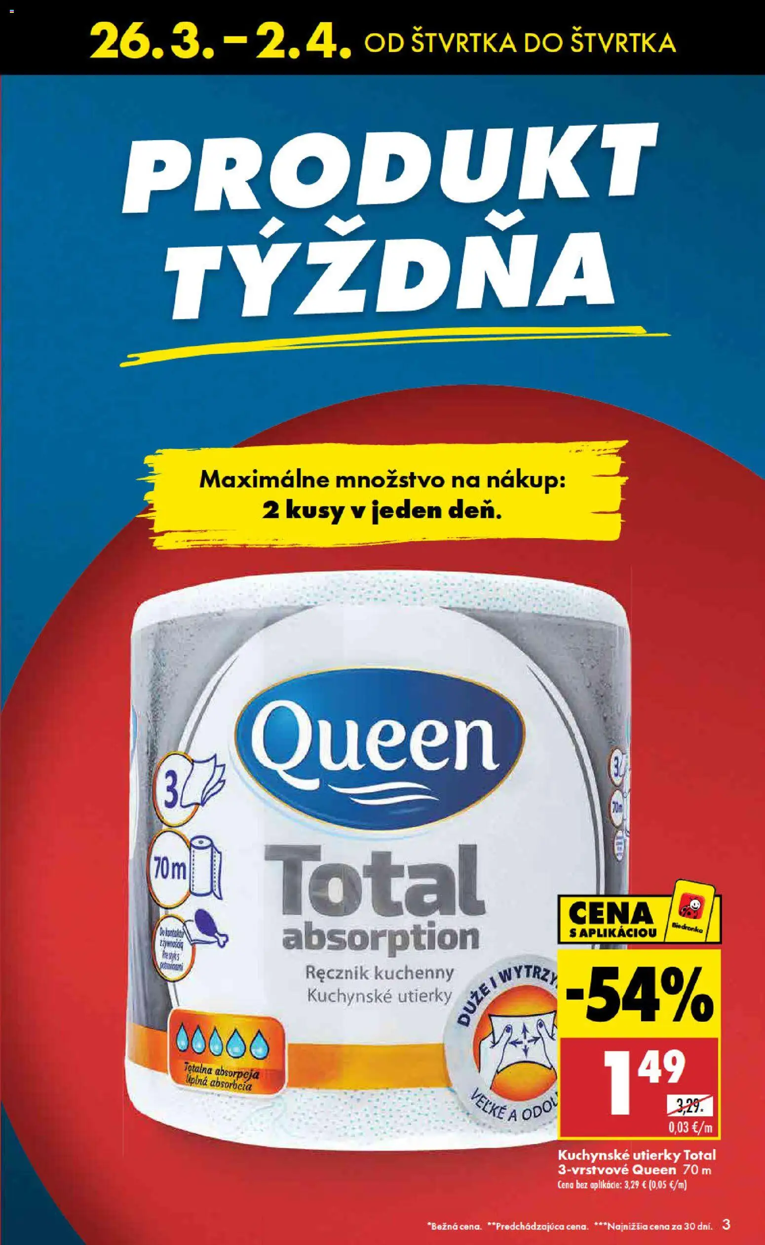 Nové Biedronka akcie – leták je platný od 26.03.2026 | Strana: 3