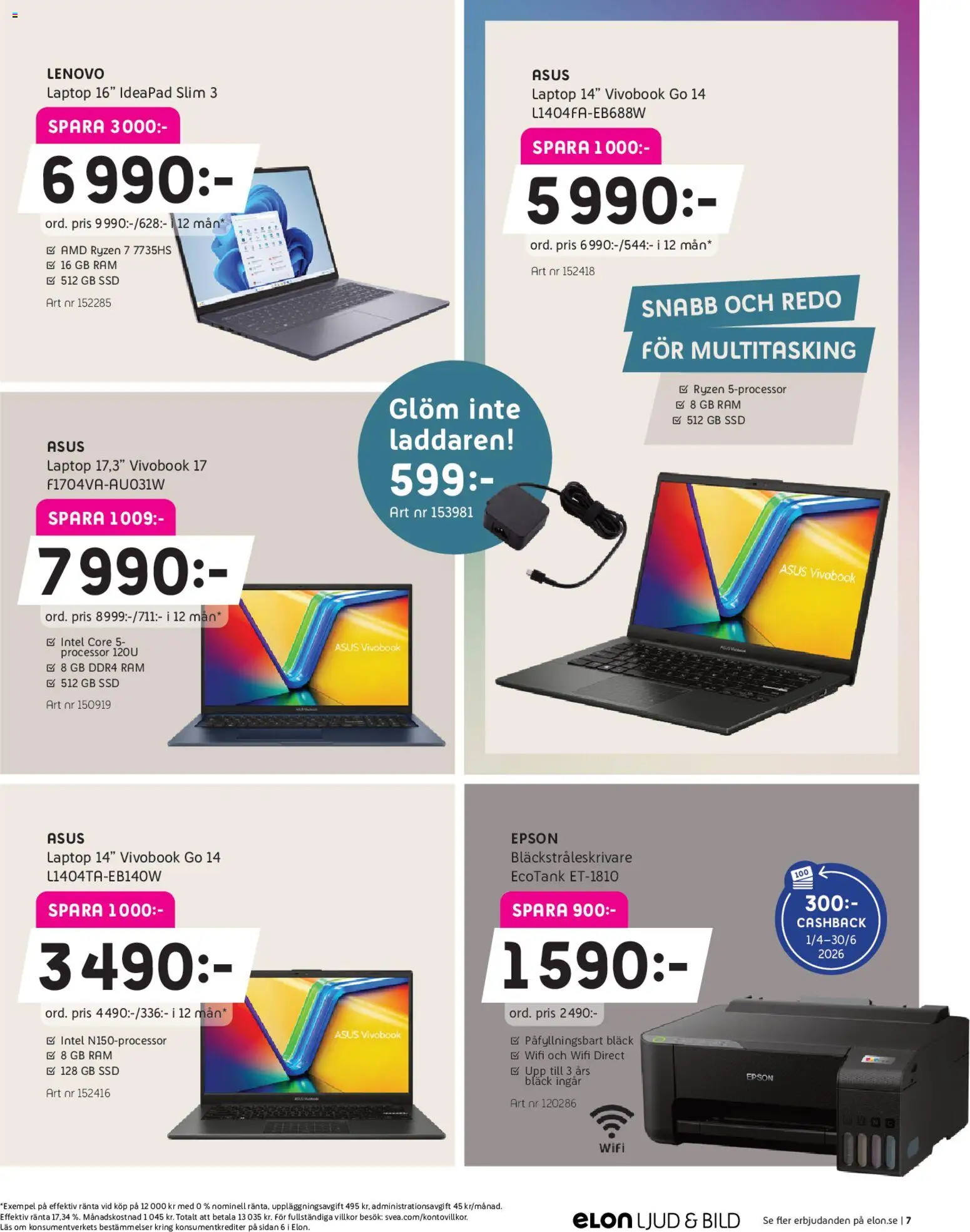 Elon reklamblad aktuell från 27.04.2026 | Sida: 20 | Produkter: Wifi