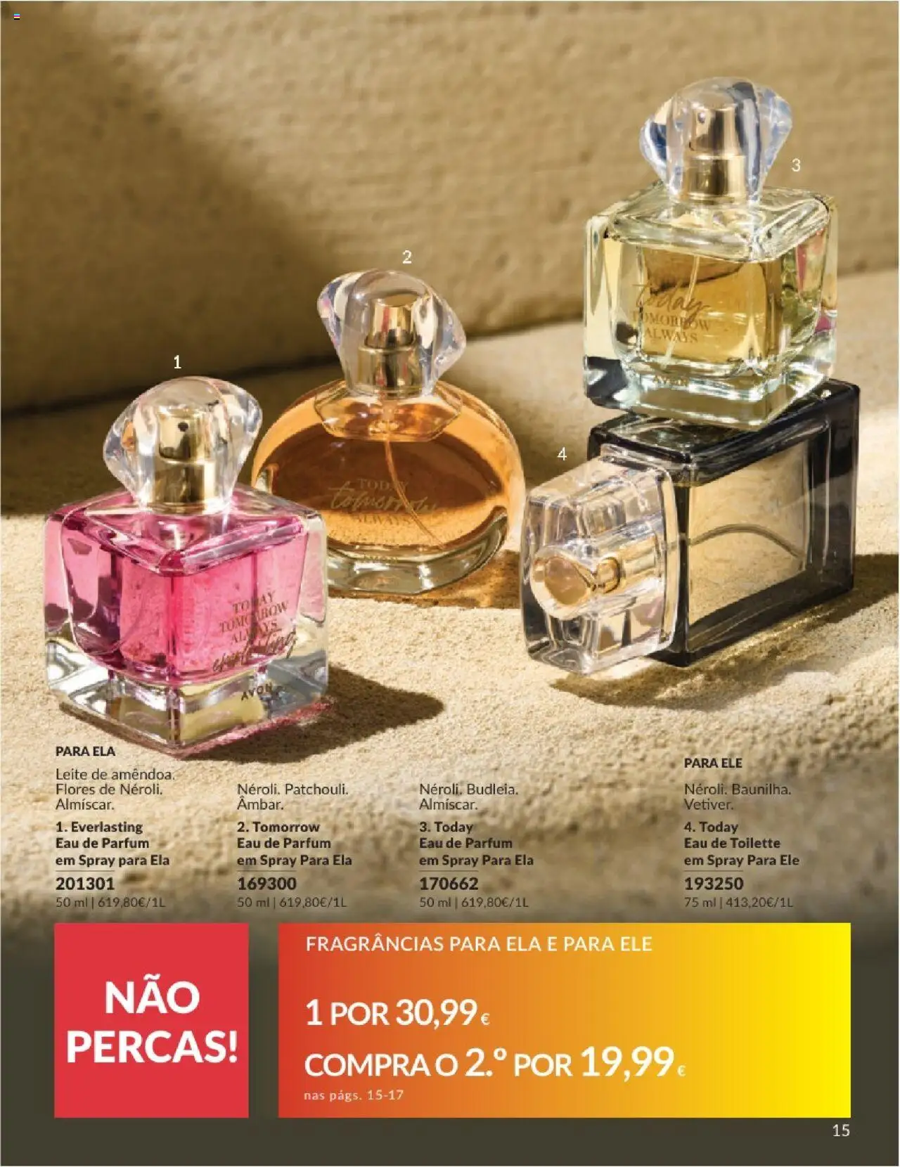 Catálogo Avon Campanha 8 │ válido de 01.08.2025 | Página: 15 | Produtos: Flores, Eau de toilette, Leite