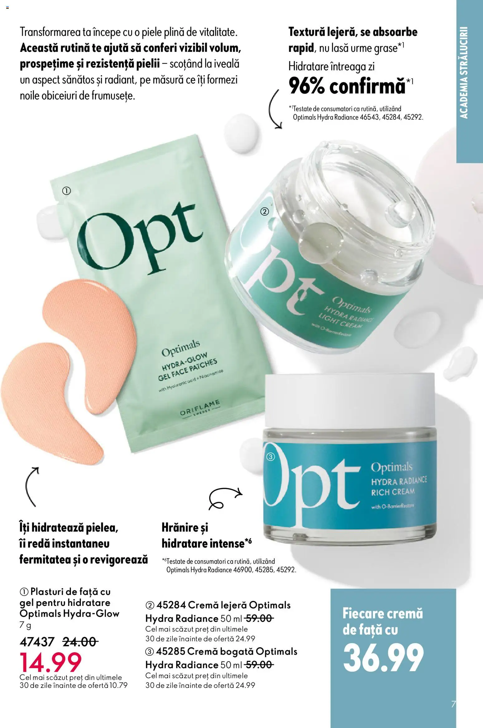 Noul catalog Oriflame – valabil de la 23.12.2025 | Pagină: 7 | Produse: Plasturi, Cremă