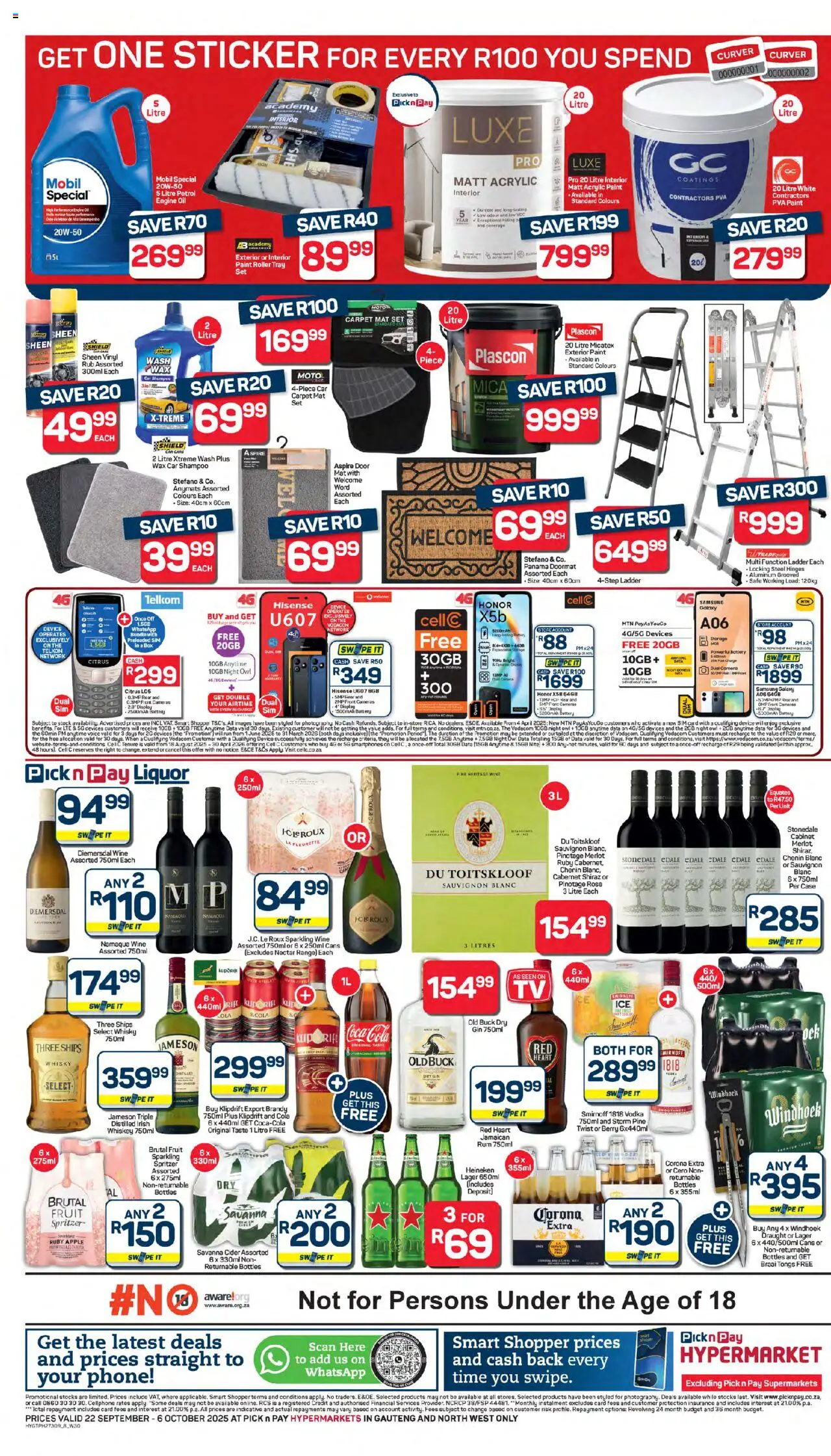 New Pick n Pay catalogue – valid from 22.09.2025 | Page: 8 | Products: Data, Box, Cider, Wine