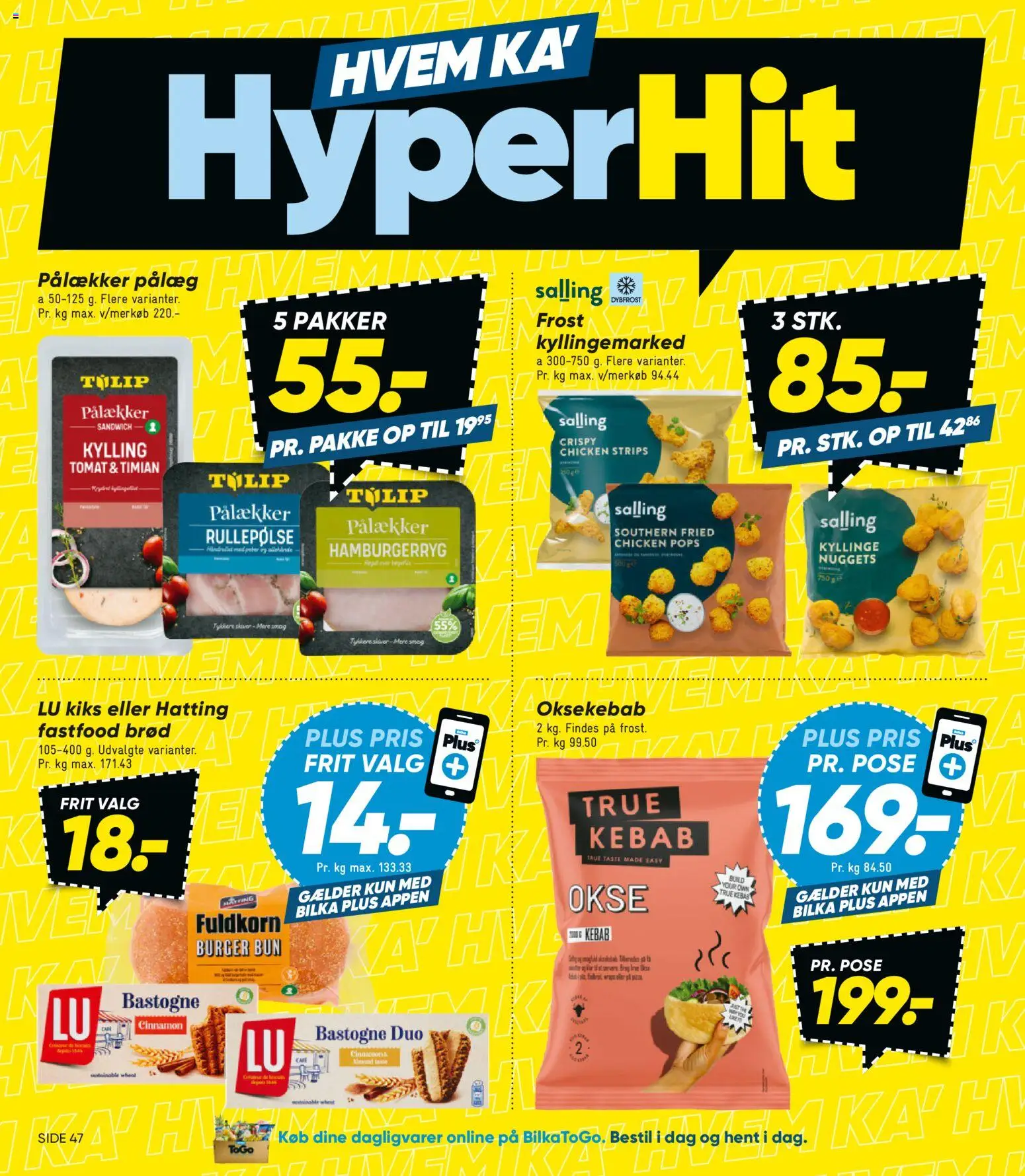 Bilka tilbudsavis – gyldig fra 09.01.2026 | Side: 2 | Produkter: Nuggets, Pålæg, Peber, Timian