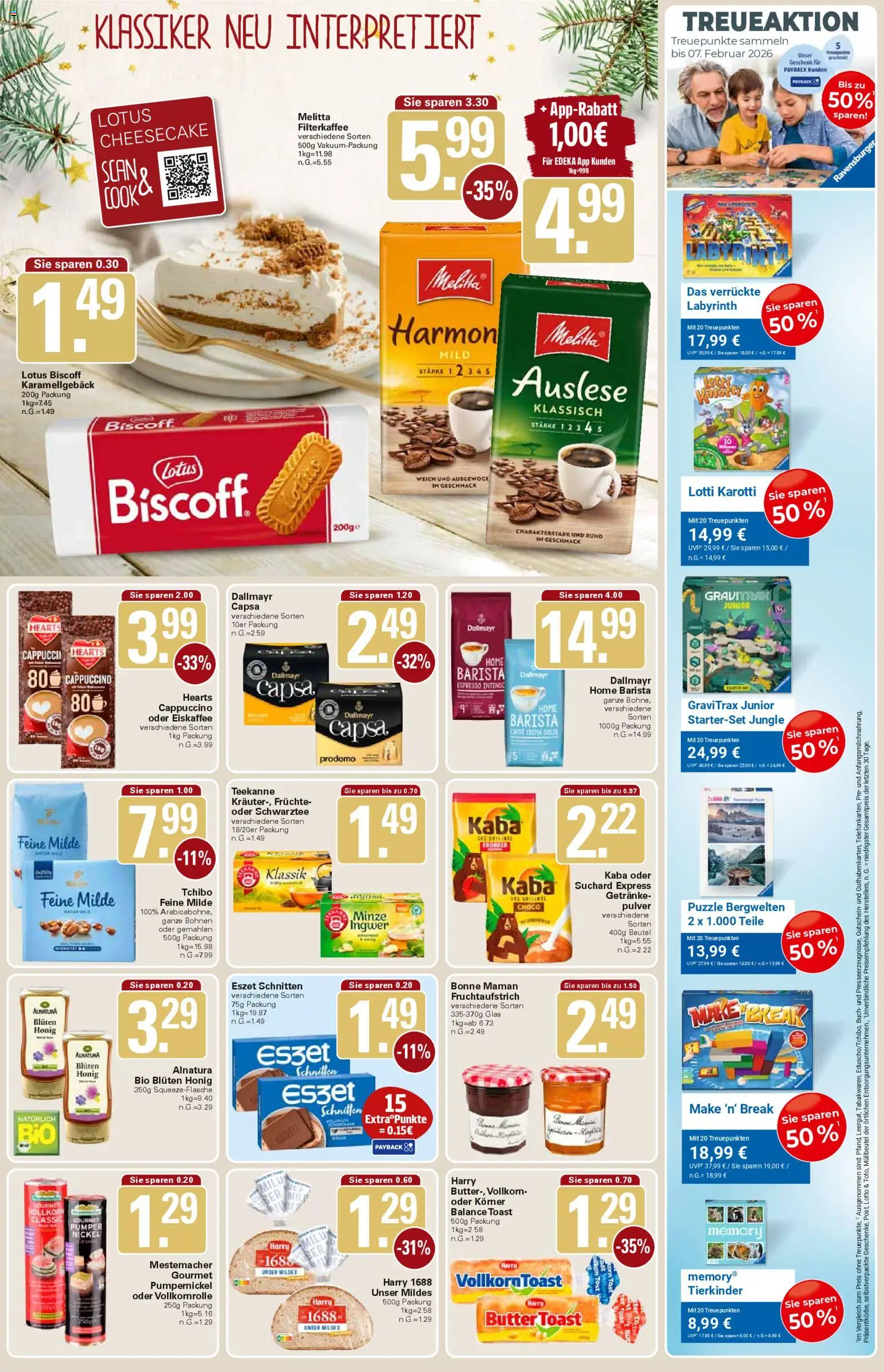 WEZ Prospekt – gültig ab 15.12.2025 | Seite: 7 | Produkte: Melitta, Butter, Toast, Bonne maman