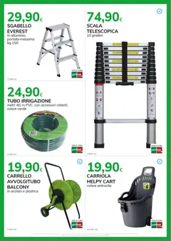 Anteprima del volantino Basko volantino Terrazzi e Giardini valido a partire dal 10.03.2026 | Pagina: 9 | Prodotti: Carrello, Carriola, Sgabello, Scala