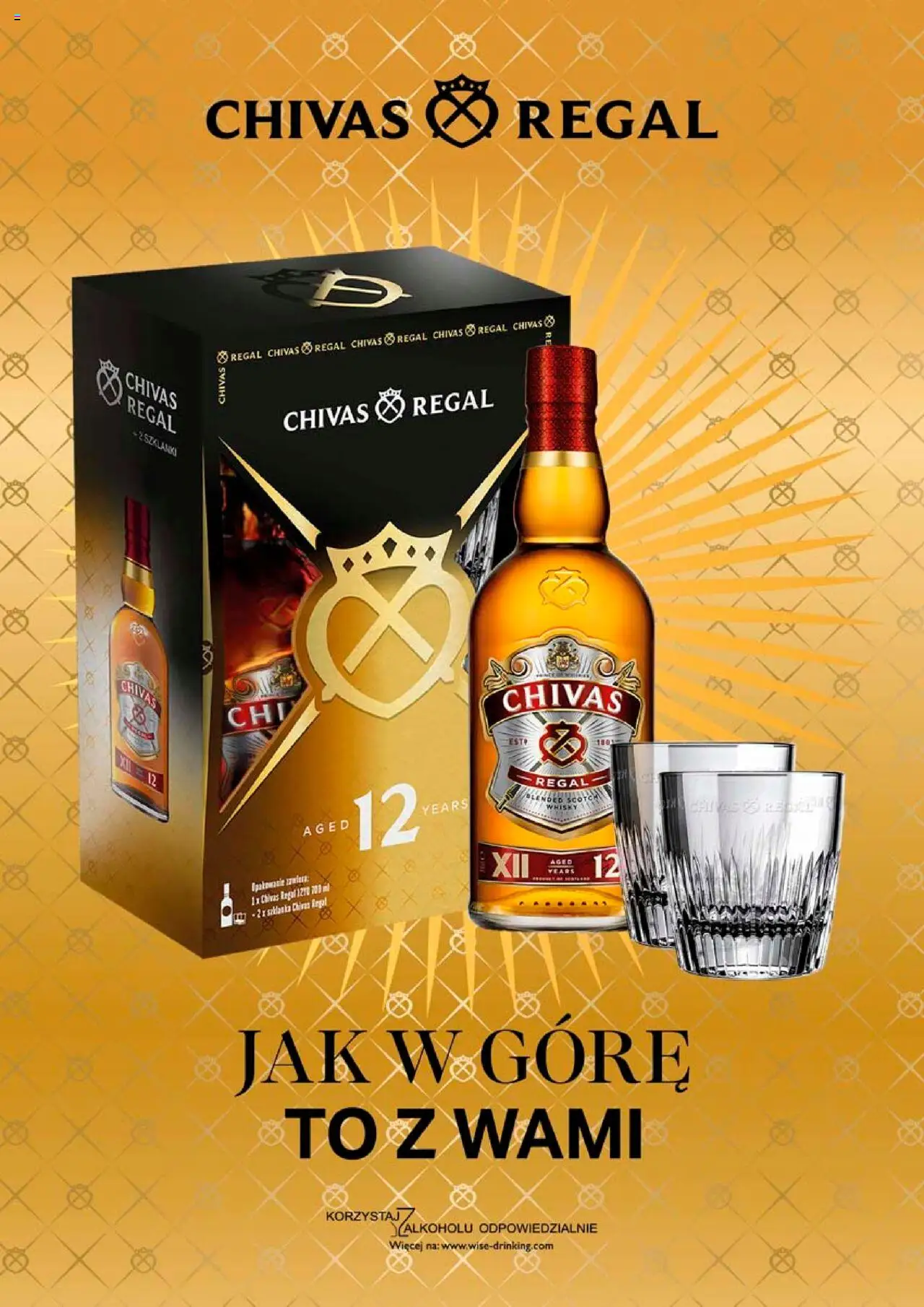 Eurocash Gazetka - Katalog Alkoholowy od 01.10.2025 | Strona: 19 | Produkty: Chivas Regal, Regał, Szklanki, Whisky
