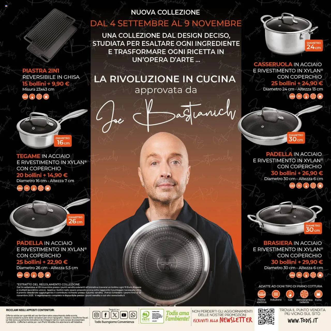 Volantino Todis del 18.09.2025 | Pagina: 28 | Prodotti: Piano cottura, Padella, Forno, Casseruola