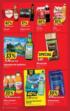 Coca-Cola, Classic/Zero 6 x 2 Liter ab 04.11.2025 gültig | Seite: 18