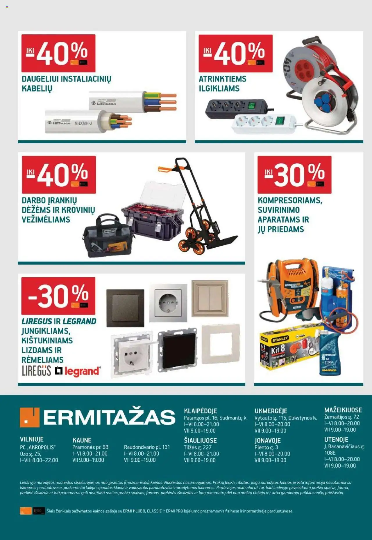 ERMITAŽAS leidinys│galioja nuo 02.06.2025 | Puslapis: 47 | Prekių: Kabelis
