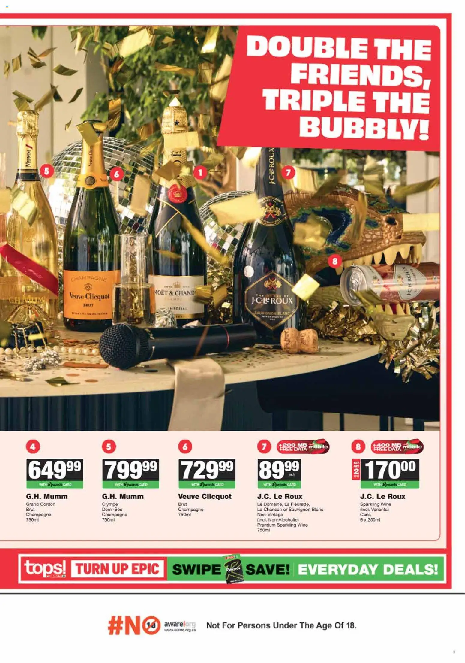 New Tops at Spar catalogue – valid from 24.11.2025 | Page: 3 | Products: Data, Wine