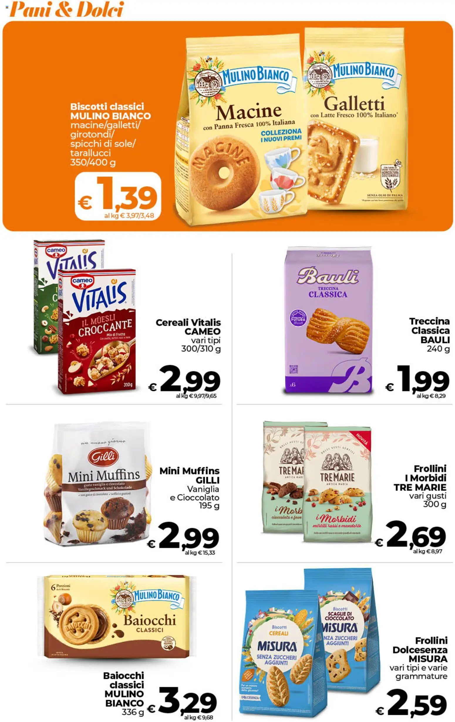 Volantino Ipercoop del 07.04.2026 | Pagina: 38 | Prodotti: Muesli, Mandorle, Mirtilli, Frollini