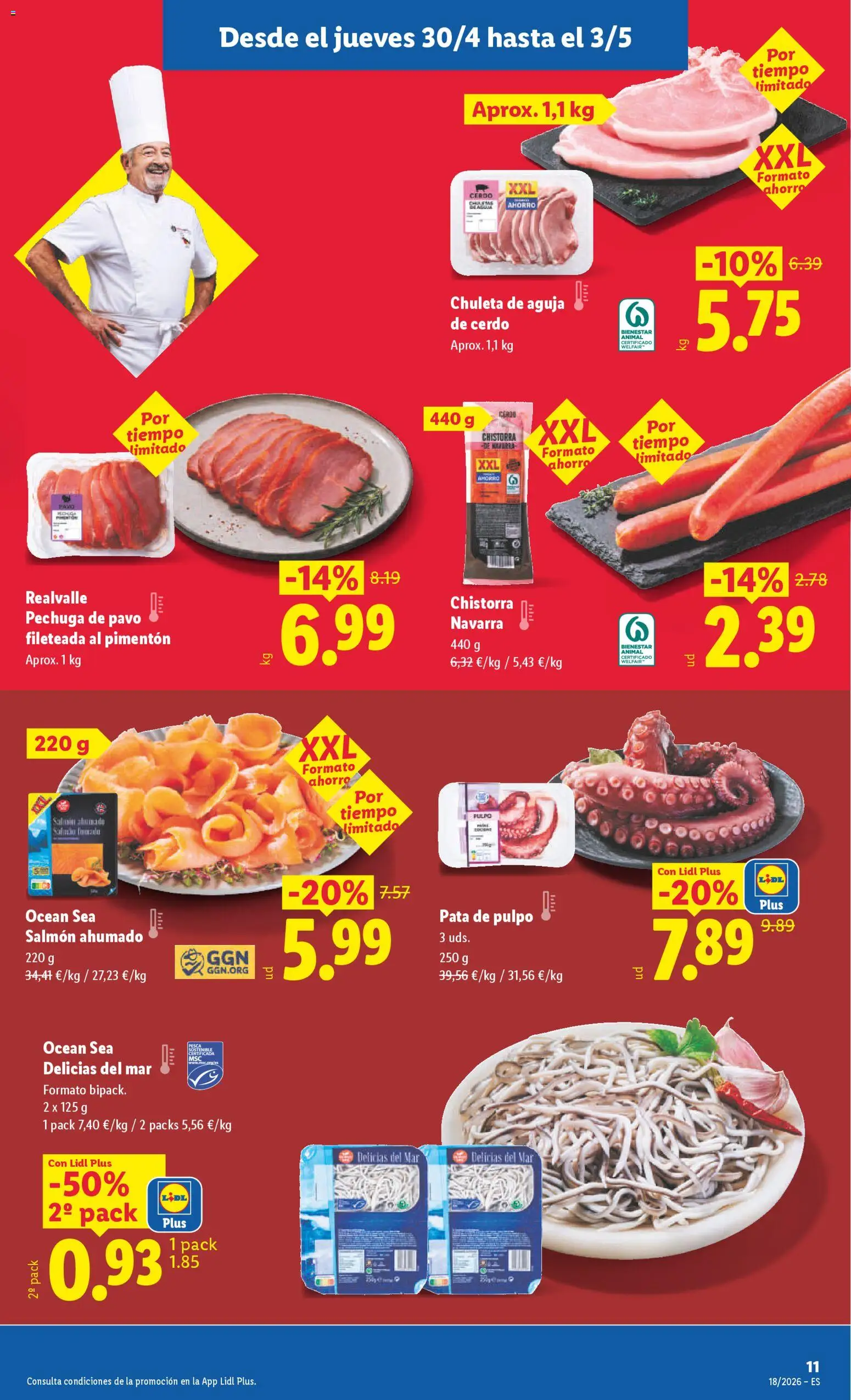 Lidl folleto │ válido desde el 27.04.2026 | Página: 31 | Productos: Cerdo, Salmón ahumado