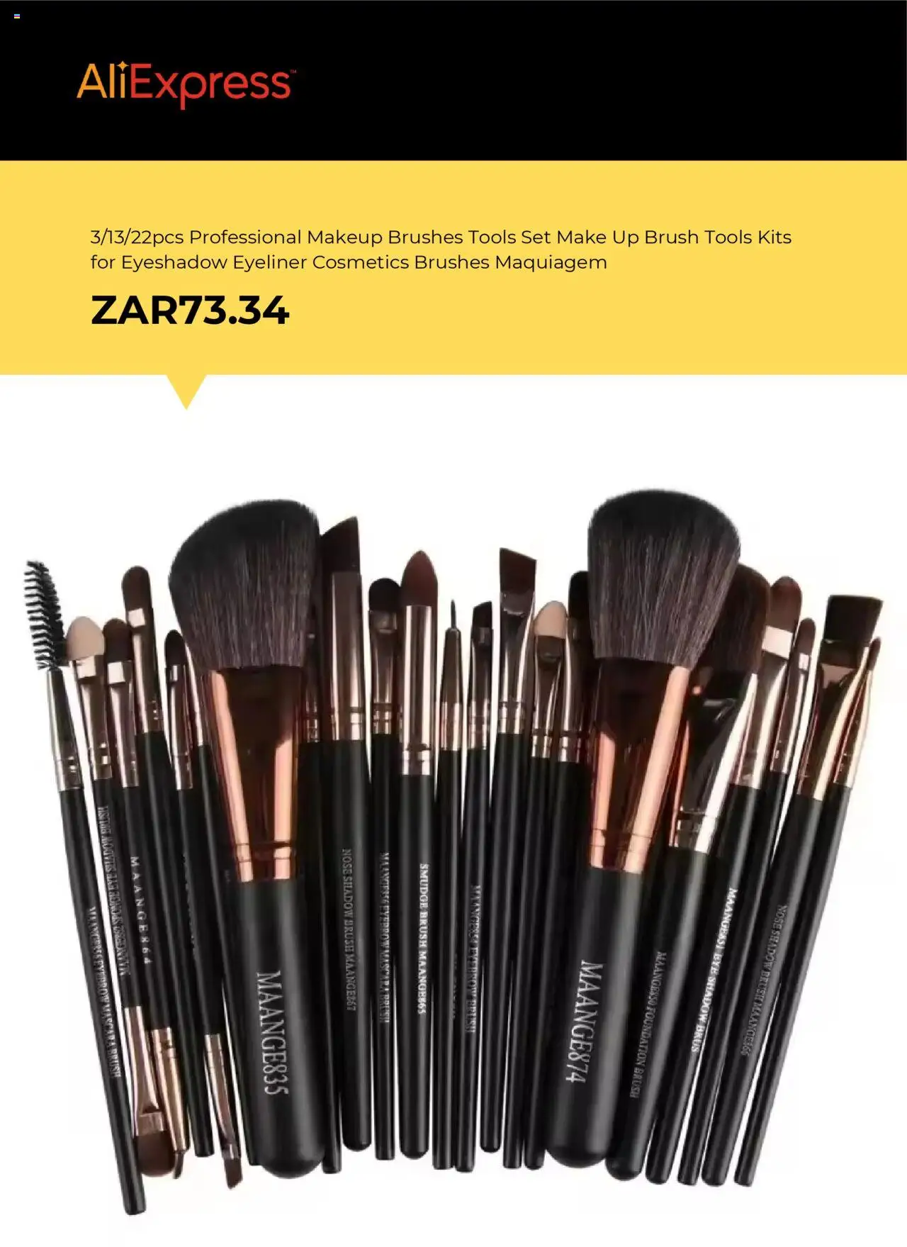 AliExpress Specials │ valid from 14.08.2025 | Page: 13 | Products: Brush, Mascara, Eyeliner, Makeup brushes