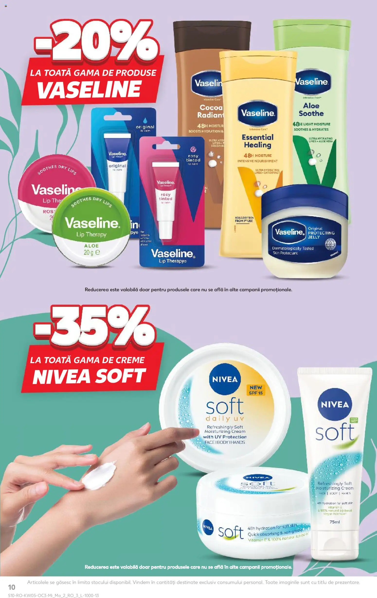 Kaufland RO akciós ujság - amely érvényes a következő dátumtól: 28.01.2026 | Oldal: 10 | Termékek: Body, Aloe vera, Vegán