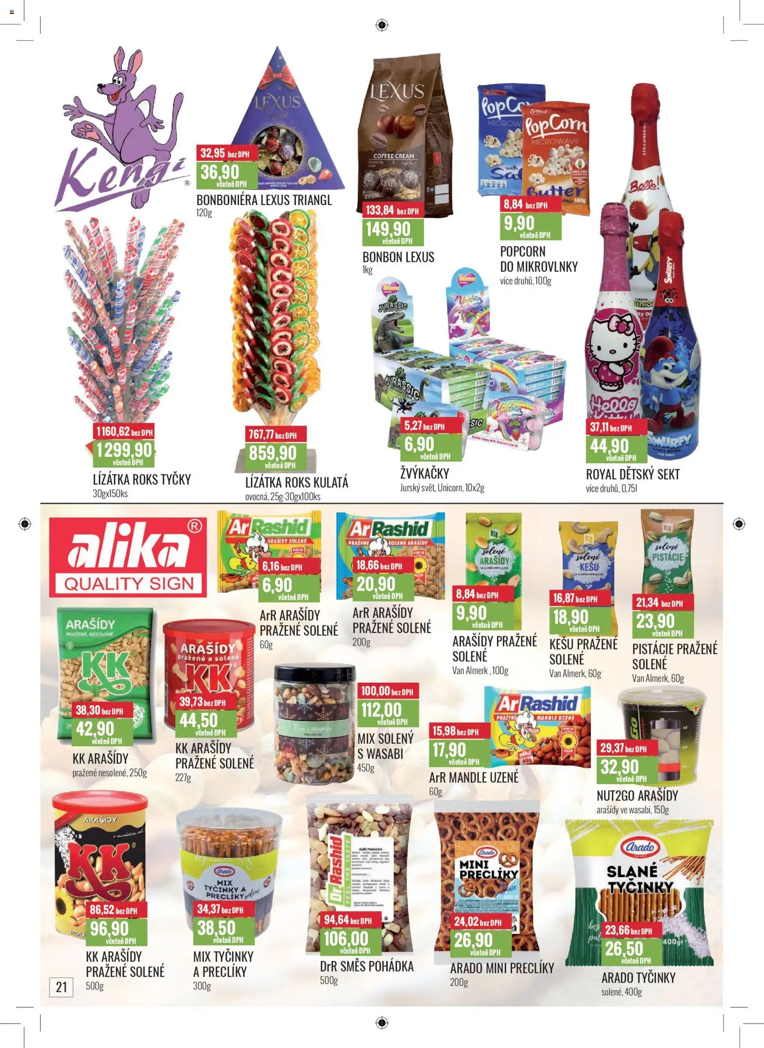 Ratio leták od 01.12.2025 | Strana: 22 | Produkty: Kešu, Triangl, Bonboniéra, Sekt