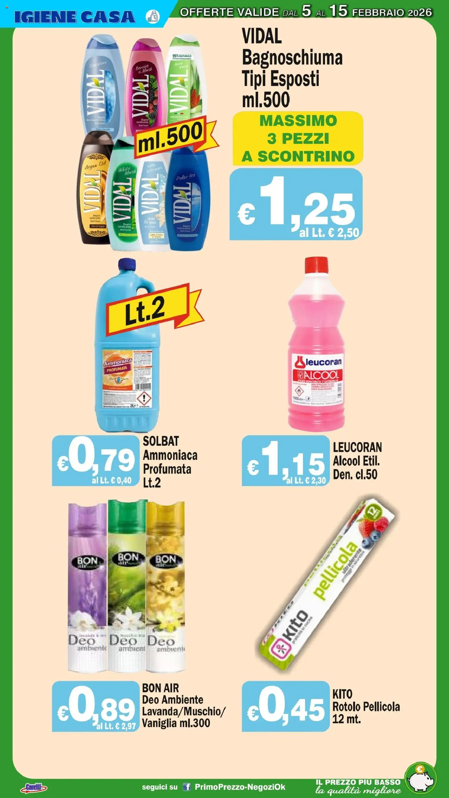 Volantino Primo Prezzo del 05.02.2026 | Pagina: 22