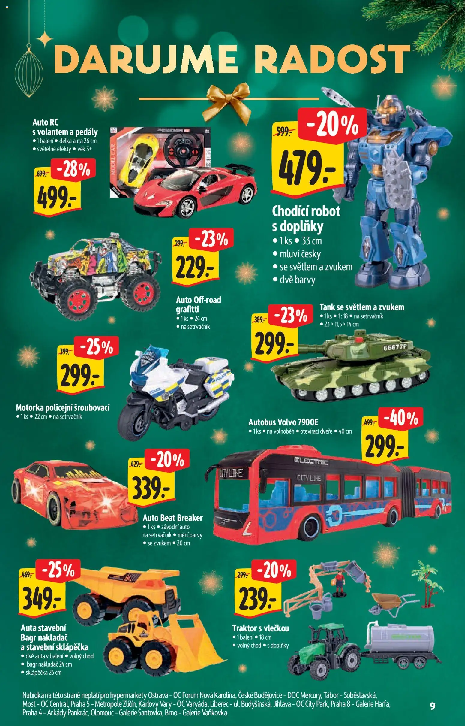 Albert katalog - Hypermarket - Dárky od 03.12.2025 | Strana: 9 | Produkty: Mošt, Robot, Barvy