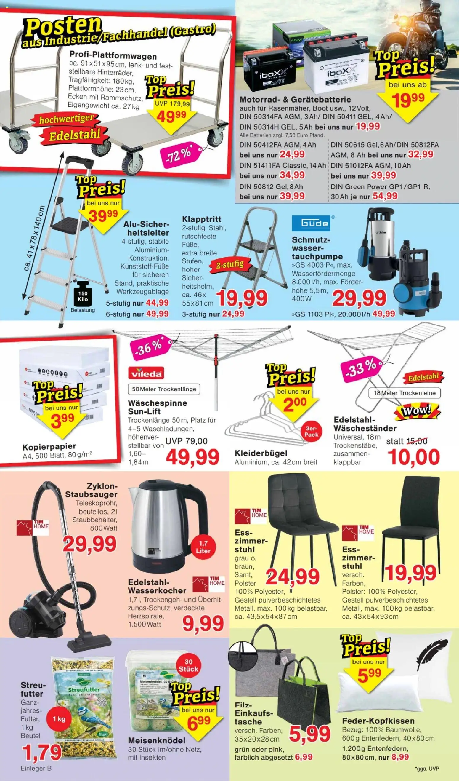 Jawoll Prospekt – gültig ab 23.03.2026 | Seite: 8 | Produkte: Tasche, Staubsauger, Wasser, Waschestander