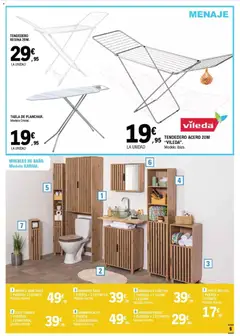 Vista previa E.Leclerc folleto Salamanca válido desde el 04.03.2026 | Página: 9 | Productos: Muebles, Tendedero, Armario, Lavabo