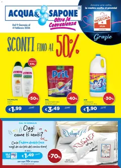 Anteprima del volantino Acqua e Sapone Sconti catalogo valido a partire dal 09.01.2026