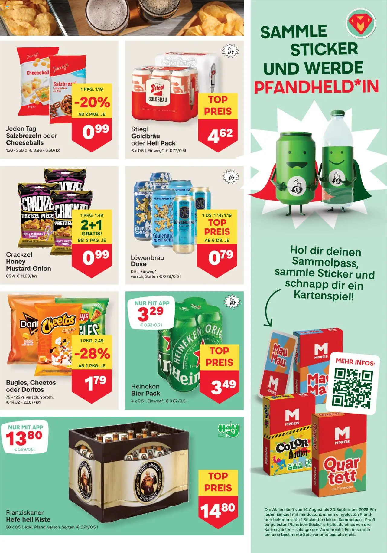 MPREIS Hohenems gültig ab 18.09.2025 | Seite: 9 | Produkte: Salz, Bier