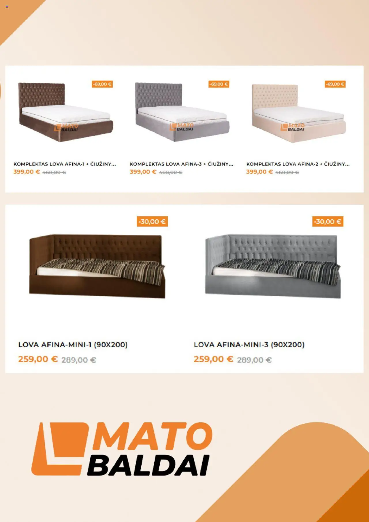 Mato Baldai Plius leidinys│galioja nuo 05.08.2025 | Puslapis: 2 | Prekių: Lova