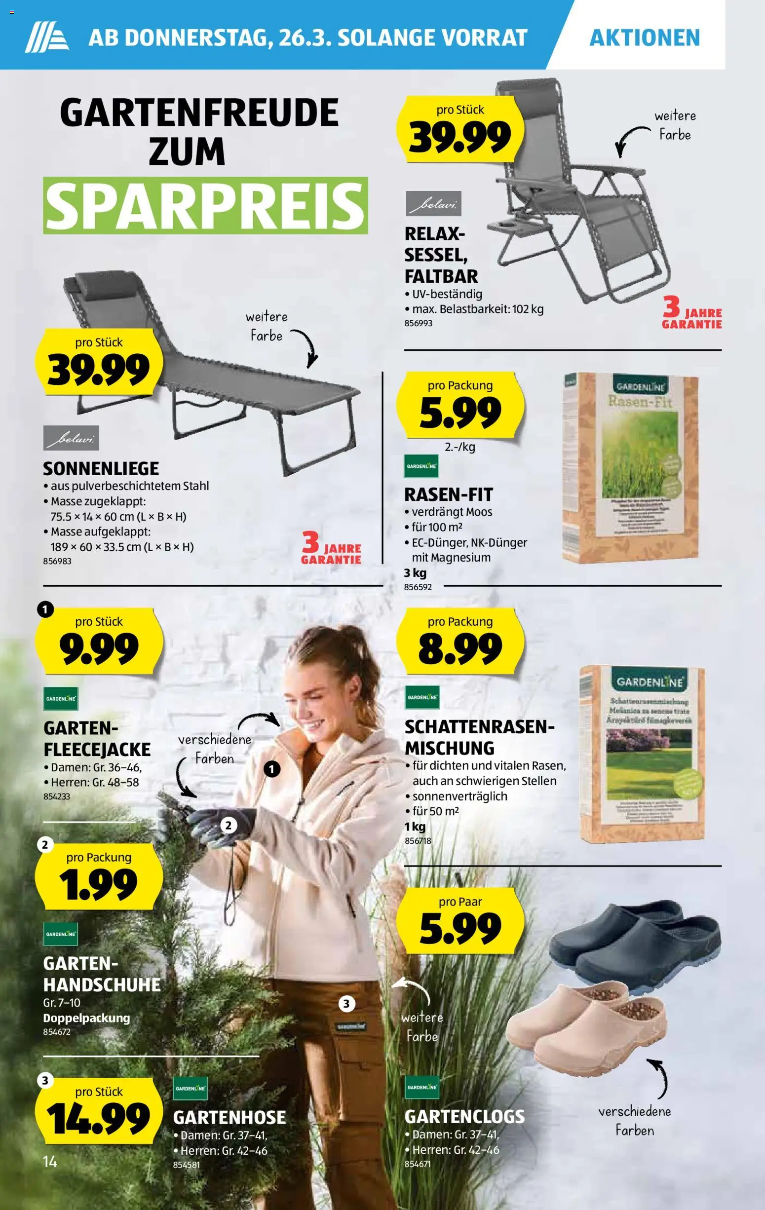 Aldi aktionen – gültig ab 26.03.2026 | Seite: 15 | Produkte: Handschuhe