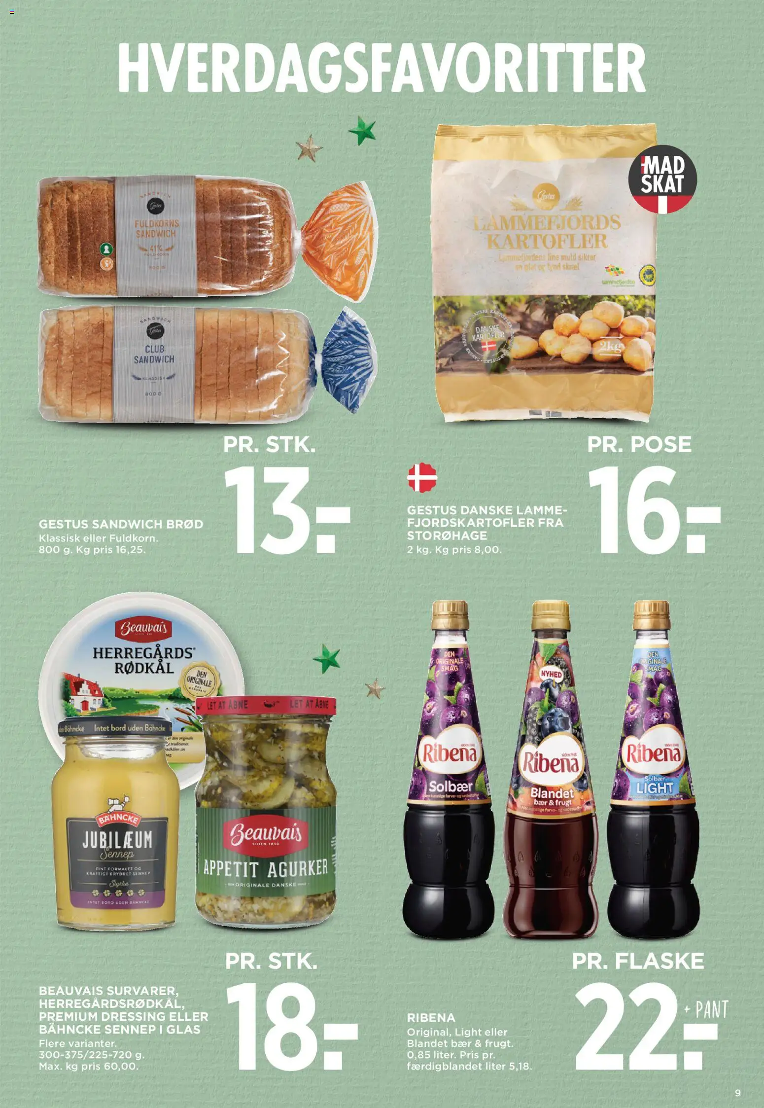 Meny tilbudsavis – gyldig fra 12.12.2025 | Side: 13 | Produkter: Agurker, Kartofler, Bord, Sennep