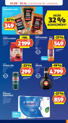 Aldi Akciós újság - amely érvényes a következő dátumtól: 08.01.2026 | Oldal: 13