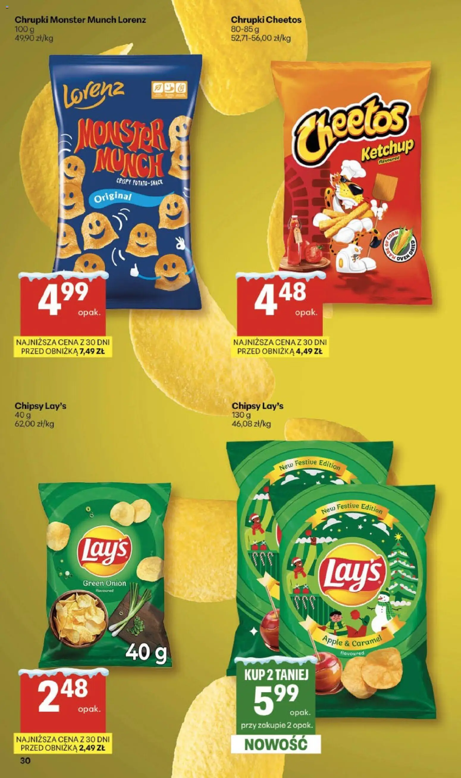Delikatesy Centrum Gazetka - Sklepy Własne od 22.01.2026 | Strona: 30 | Produkty: Chipsy, Ketchup, Chrupki