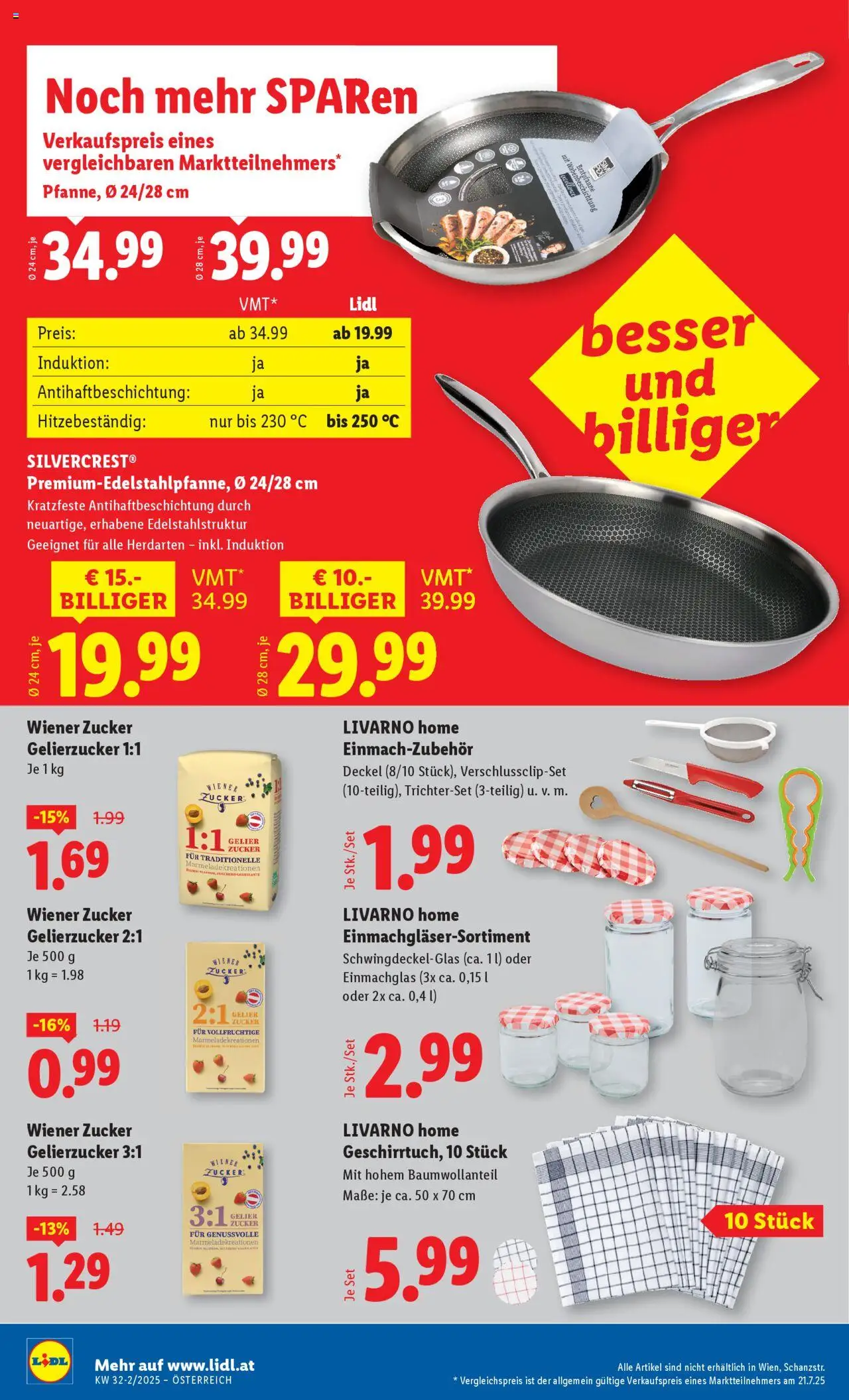 Lidl Flugblatt - Altenmarkt im Pongau, St. Johann im Pongau, Zell am See gültig ab 07.08.2025 | Seite: 20 | Produkte: Zucker