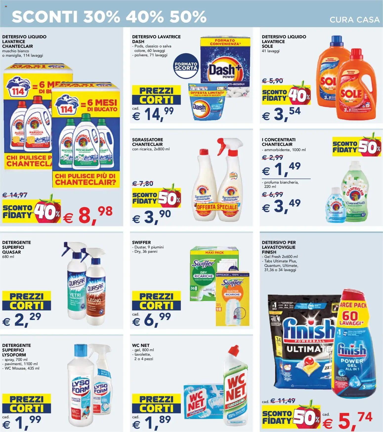 Volantino Esselunga S del 12.02.2026 | Pagina: 10 | Prodotti: Detergente, Sgrassatore, Lavatrice, WC